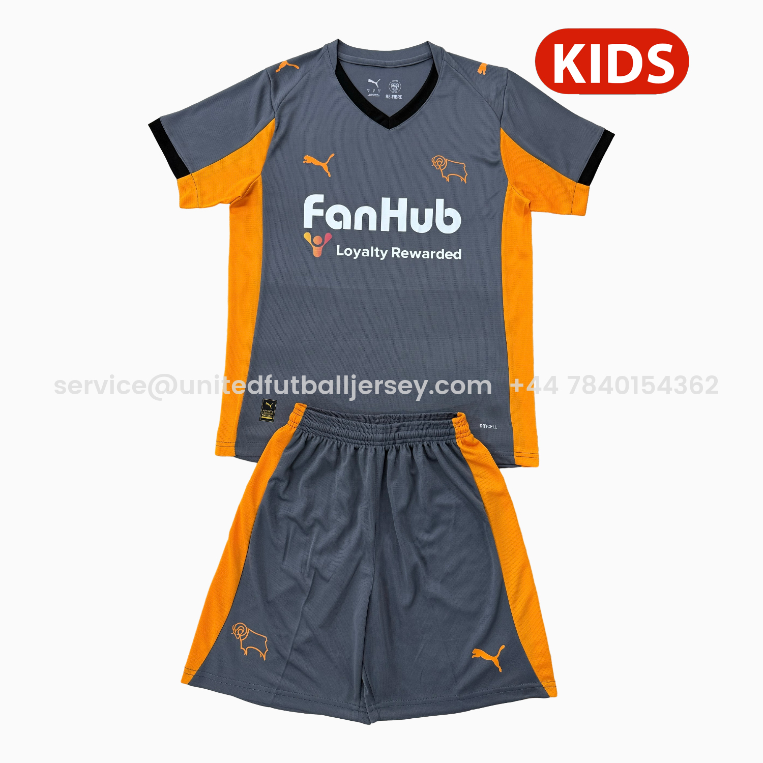 foot-Derby County 25-26 Away Kids Kit