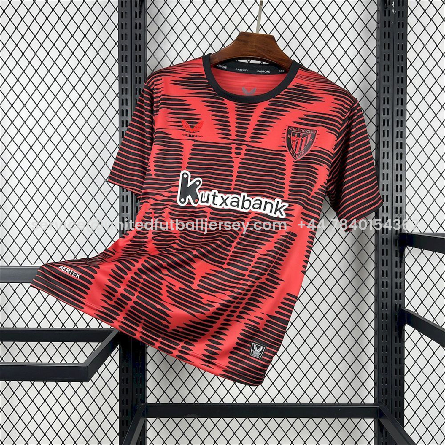 foot-Athletic Bilbao 25-26 Red Pre-Match Jersey - Fans Version