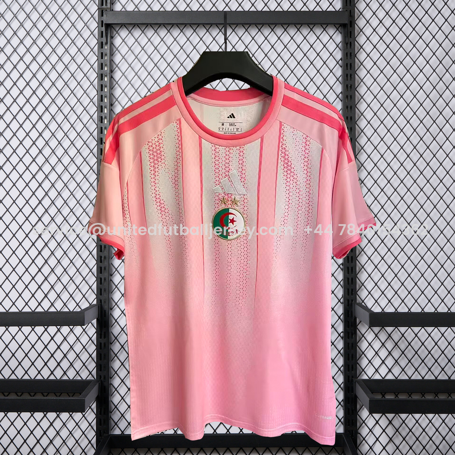 foot-Algeria 2026 Training Pink Jersey - Fans Version