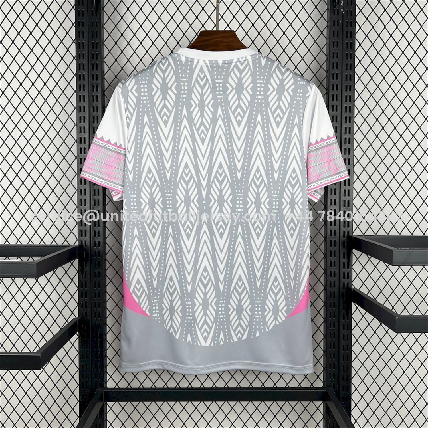foot-Mexico 25-26 Feathered Serpent Pink And Grey Special Jersey - Fans Version