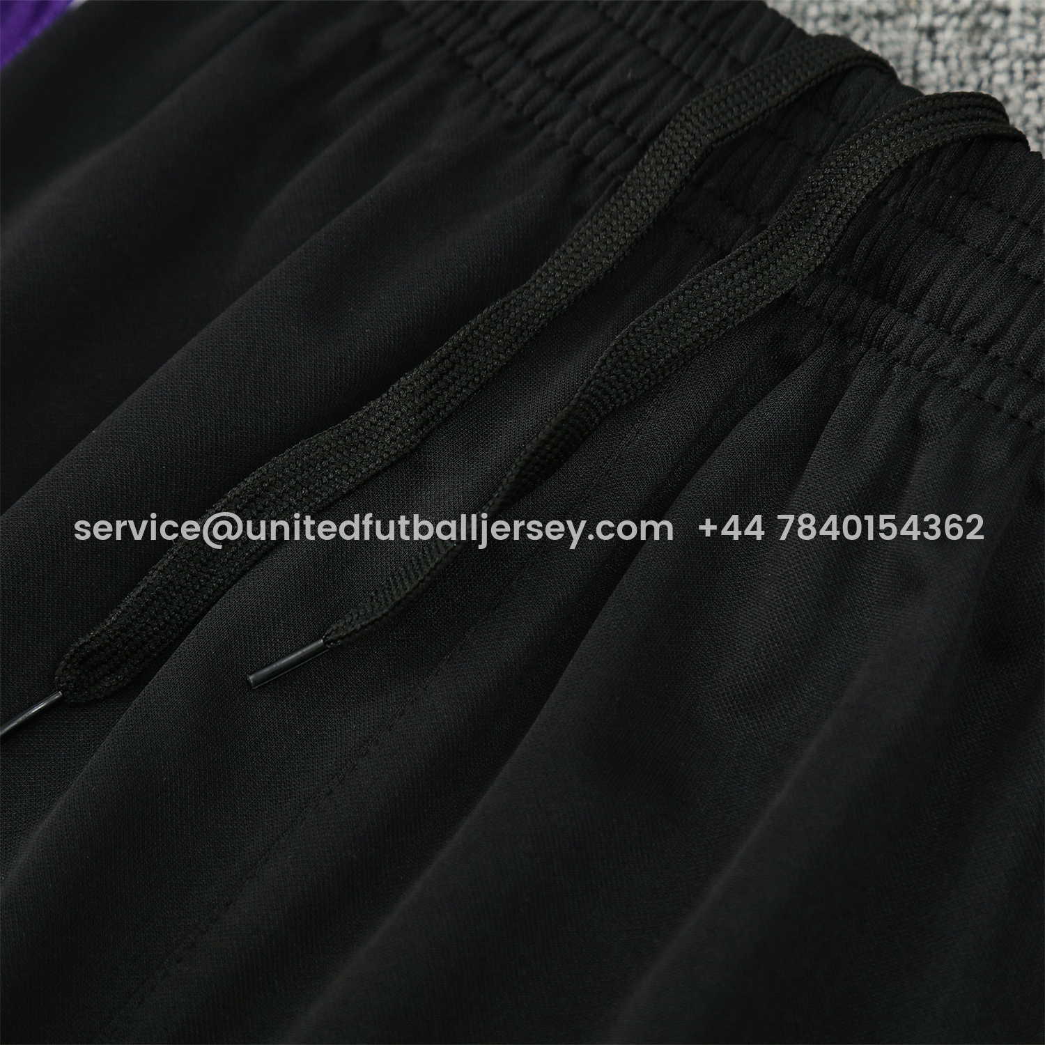 foot-Real Madrid 25-26 Vest Training Set - Blue Edge White Vest & Black Shorts