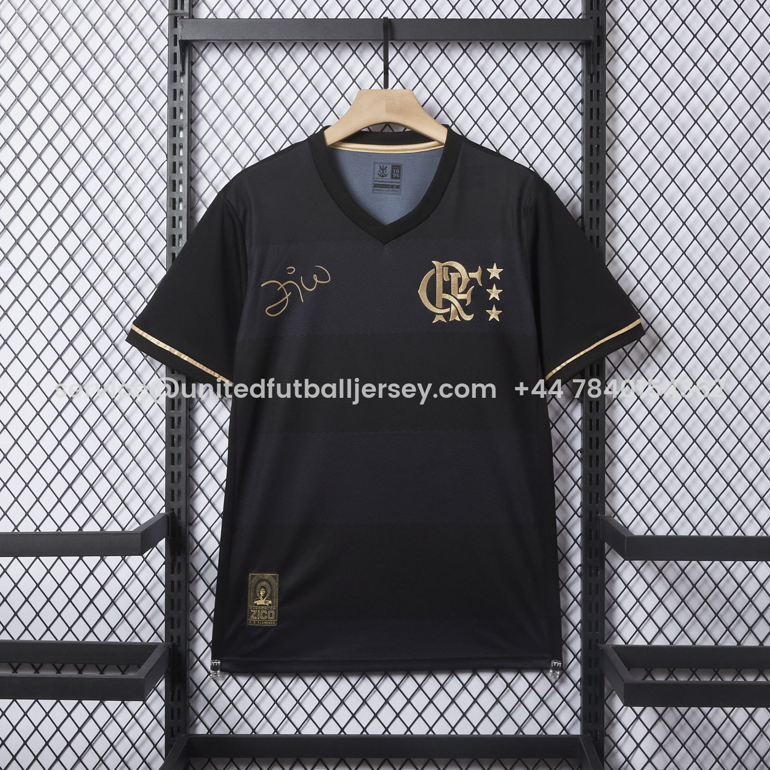 foot-Flamengo 25-26 ZICO Commemorative Black Jersey - Fans Version