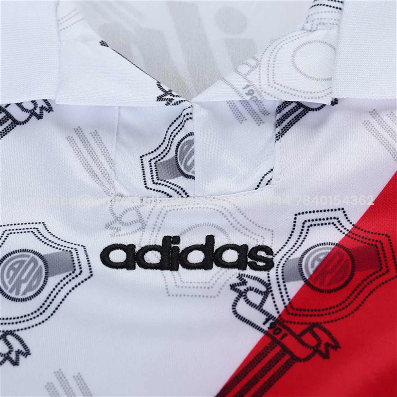 foot-Retro River Plate 1996-97 Home Kids Kit