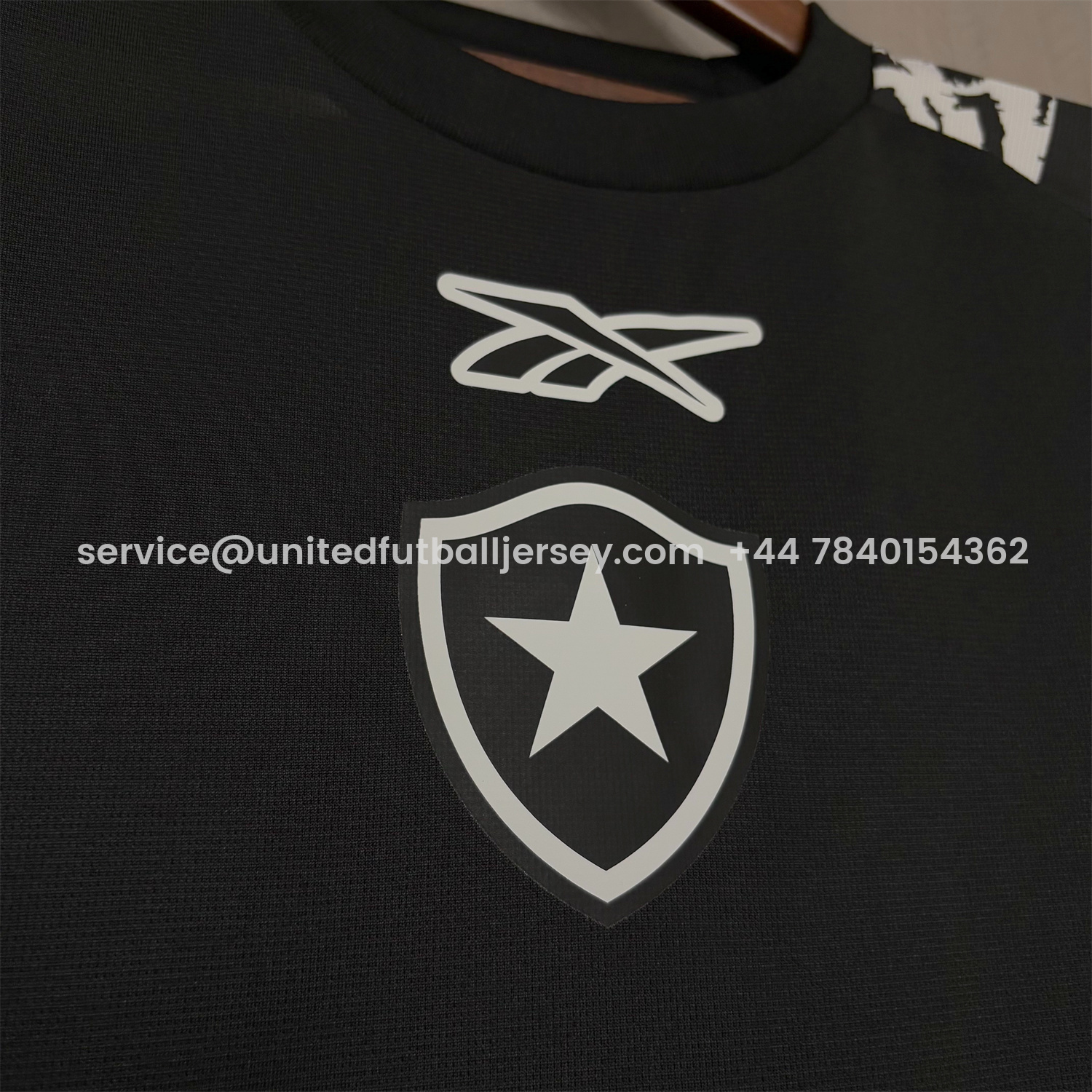 foot-Botafogo 25-26 Black Pre-Match Jersey - Fans Version