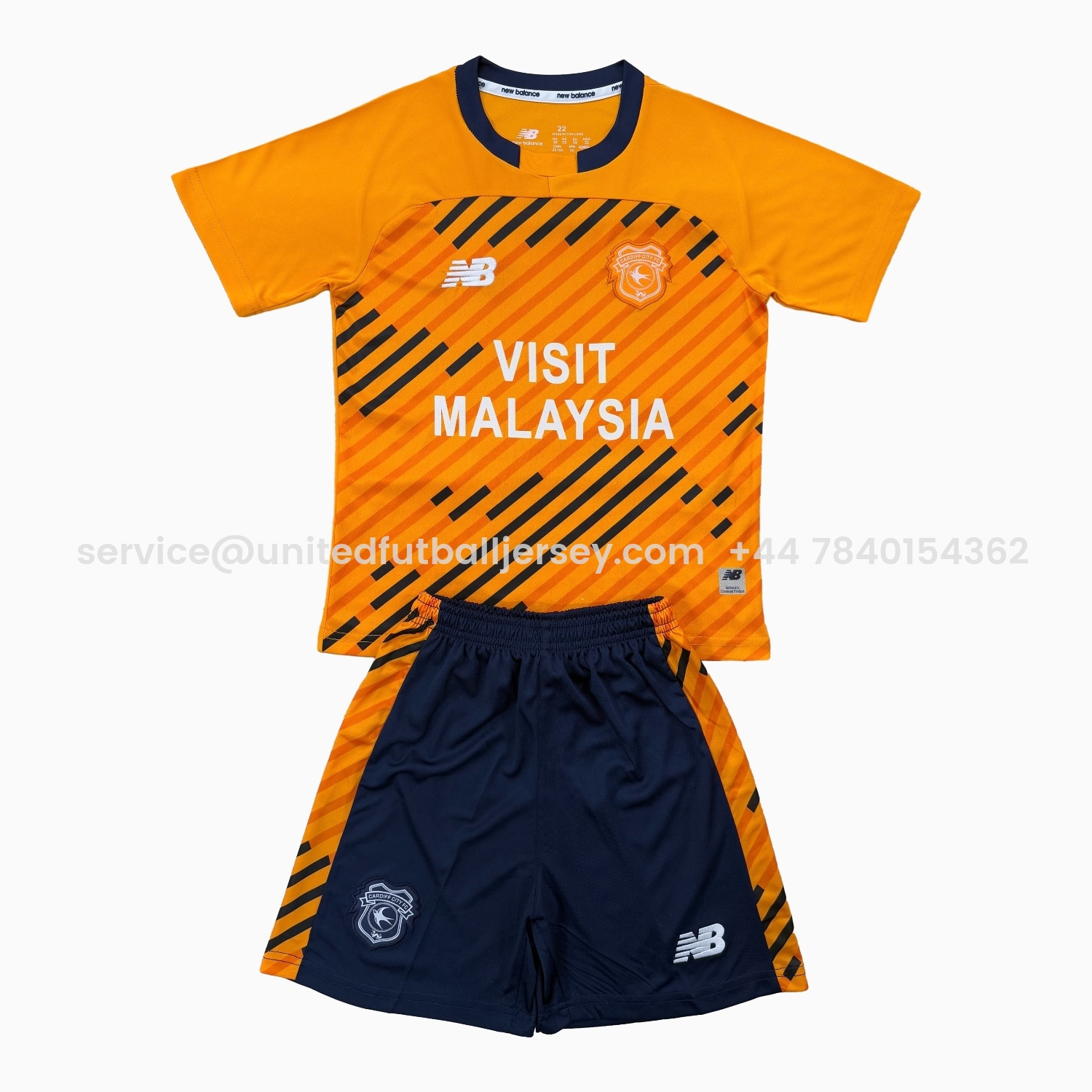 foot-Cardiff City 25-26 Third Men's Adult Jersey Set - Fans Version