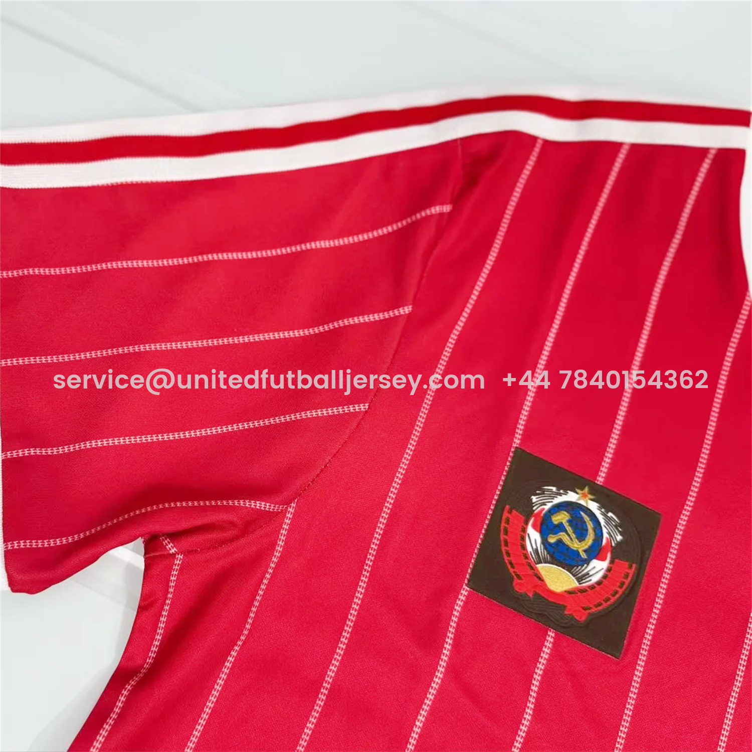 foot-Retro Soviet Union 1982-83 Home Red Jersey