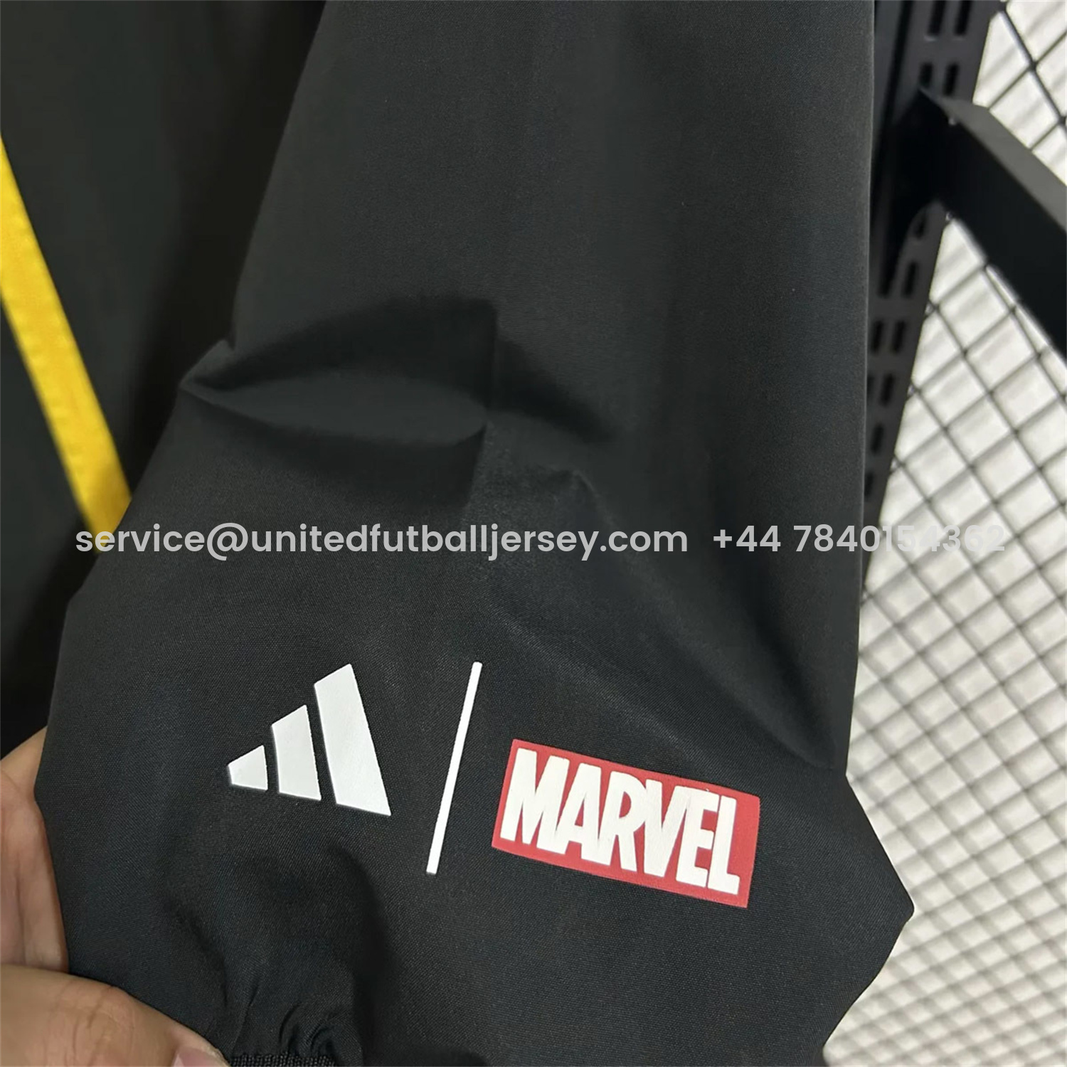 foot-Real Madrid 25-26 Windbreaker Jacket - Black