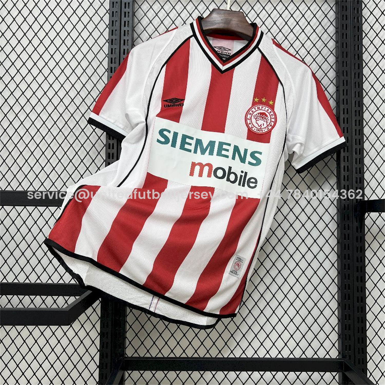 foot-Retro Olympiacos 2001-02 Home Jersey