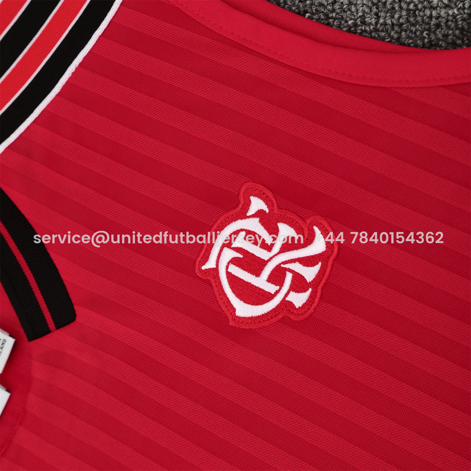 foot-Flamengo 25-26 Short-Sleeve Training Set - Red Vest & Black Shorts