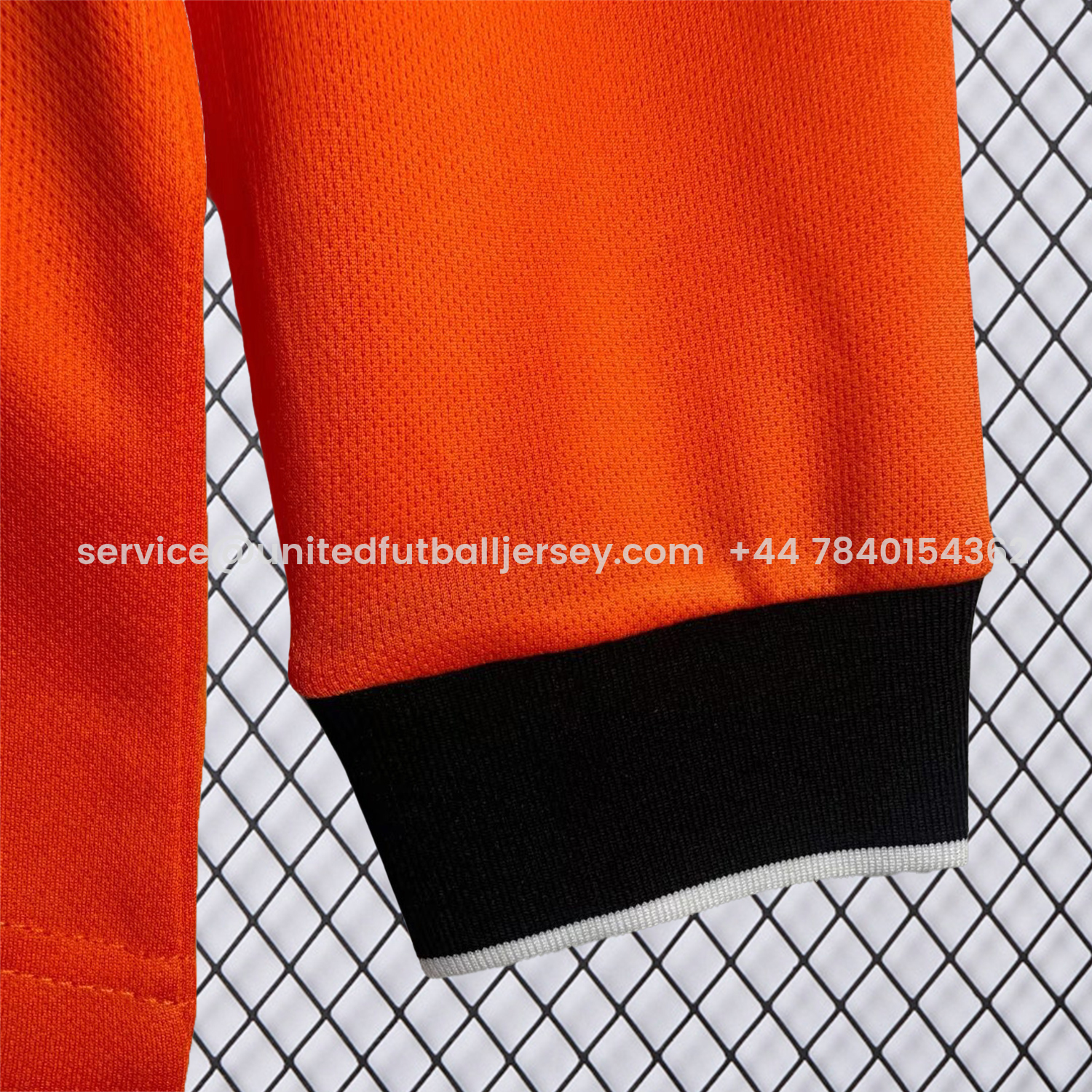 foot-Retro Netherlands 1998 Home Long Sleeves Jersey