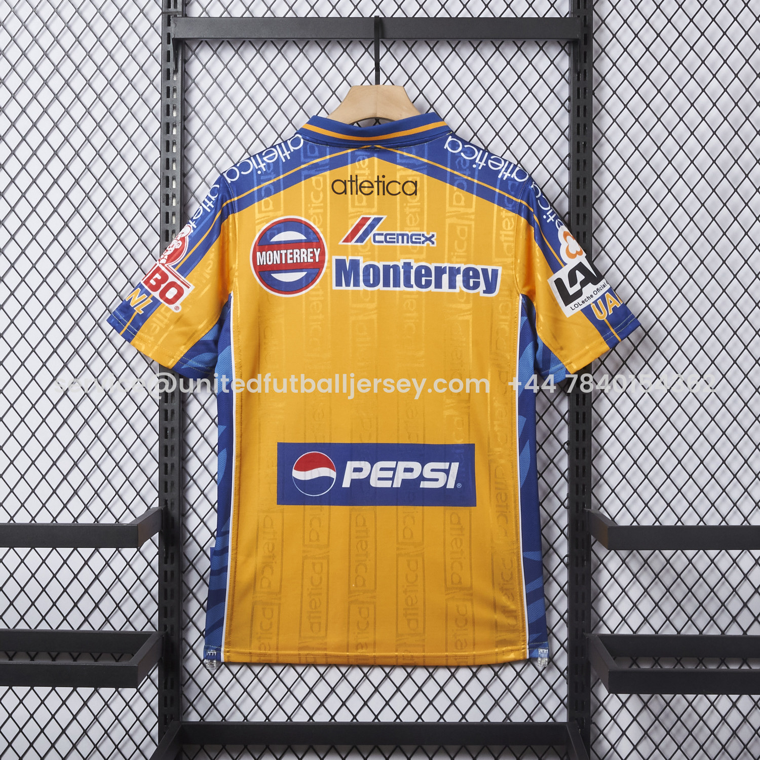 foot-Retro Tigres UANL 1999-00 Home Jersey