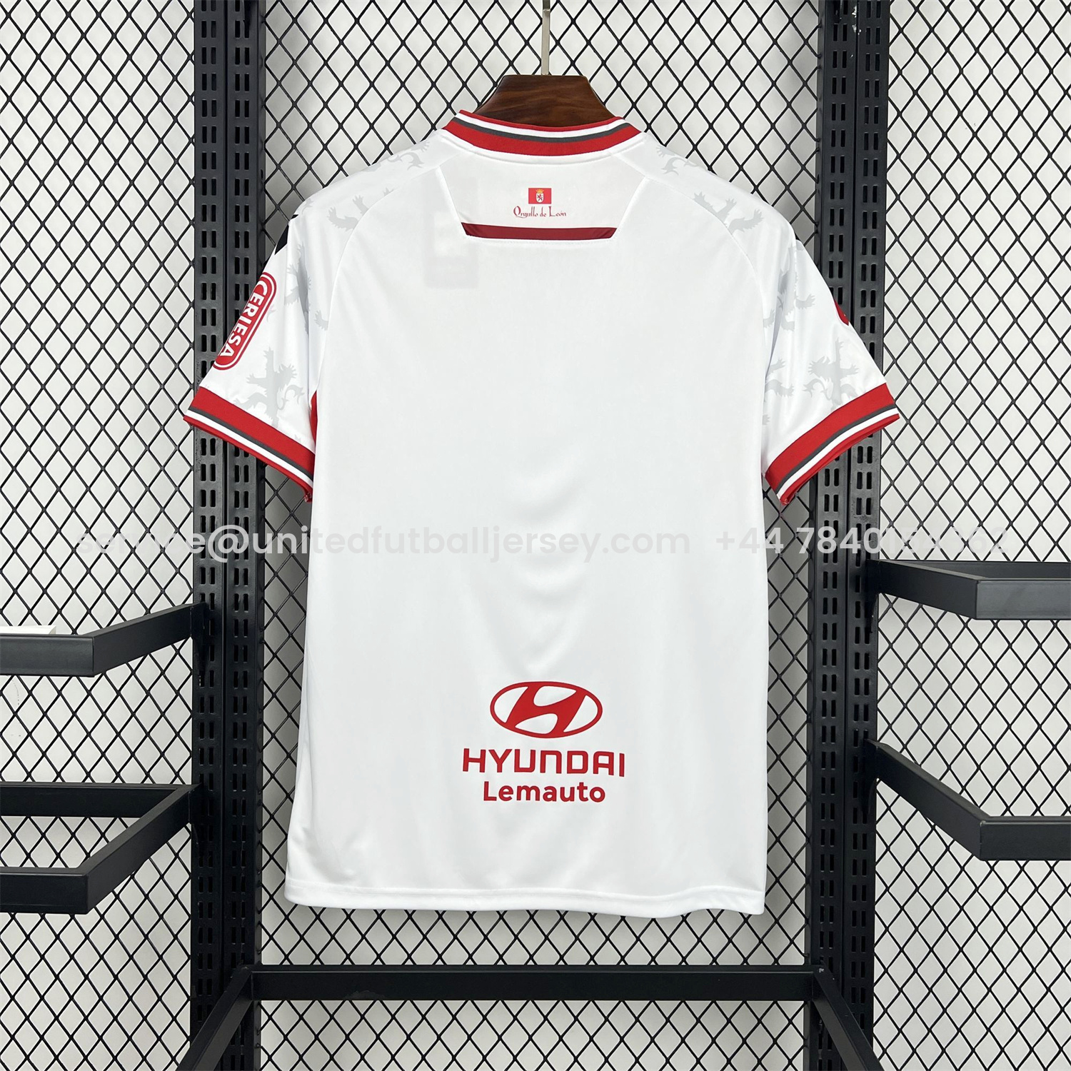 foot-Cultural Leonesa 25-26 Home White Jersey - Fans Version