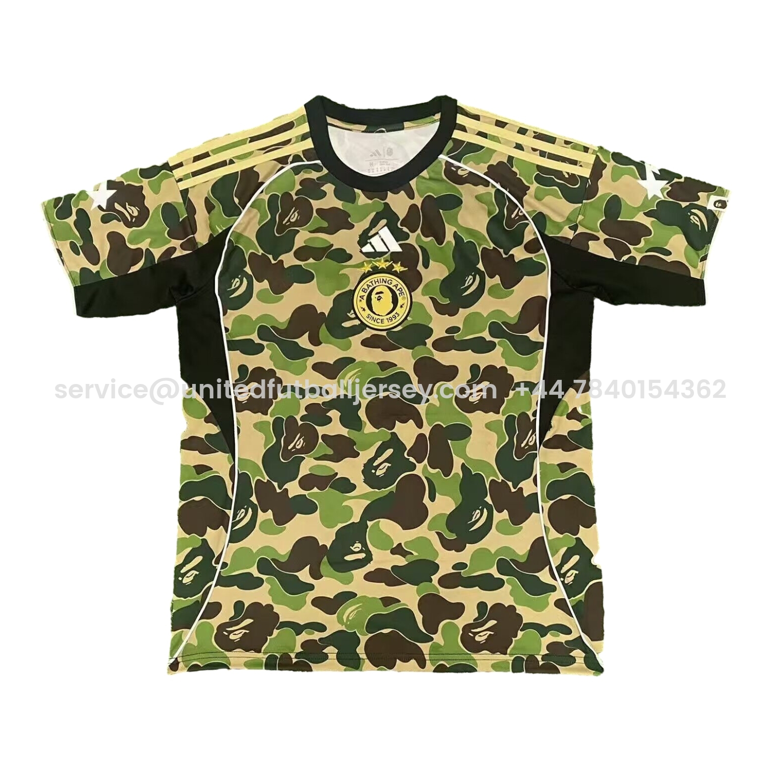 foot-Adidas x A Bathing Ape Camouflage Special Jersey - Fans Version