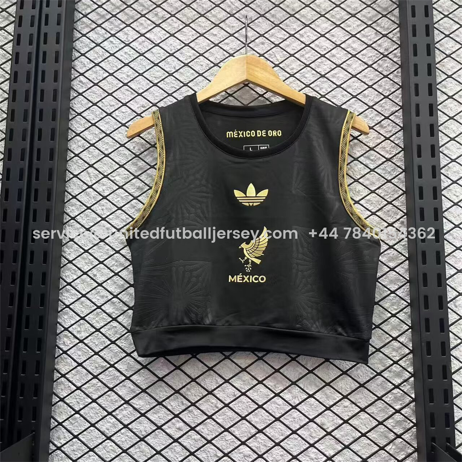 foot-Women's Mexico 2025 Gold Cup Home Yoga Vest