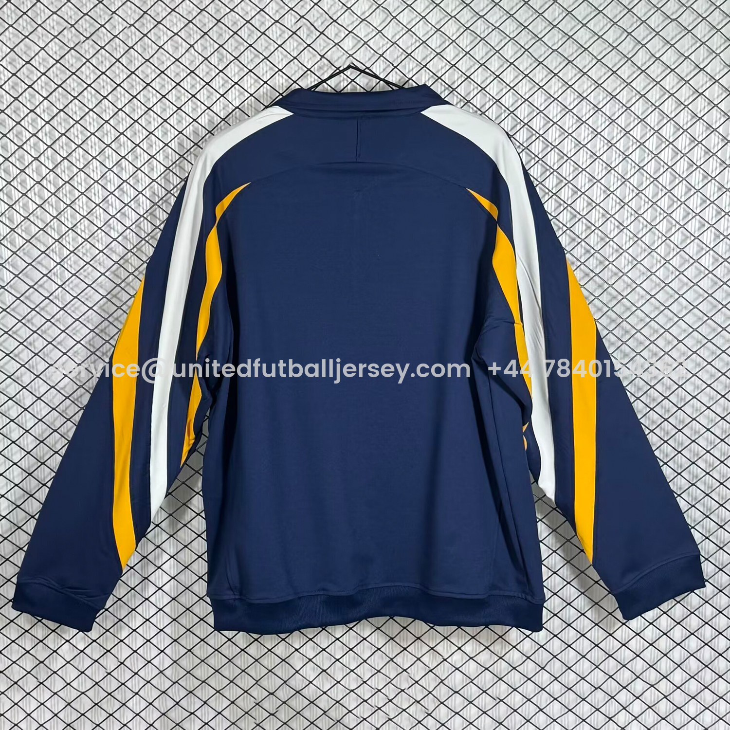 foot-Real Madrid 25-26 Windbreaker Jacket - Blue And Yellow