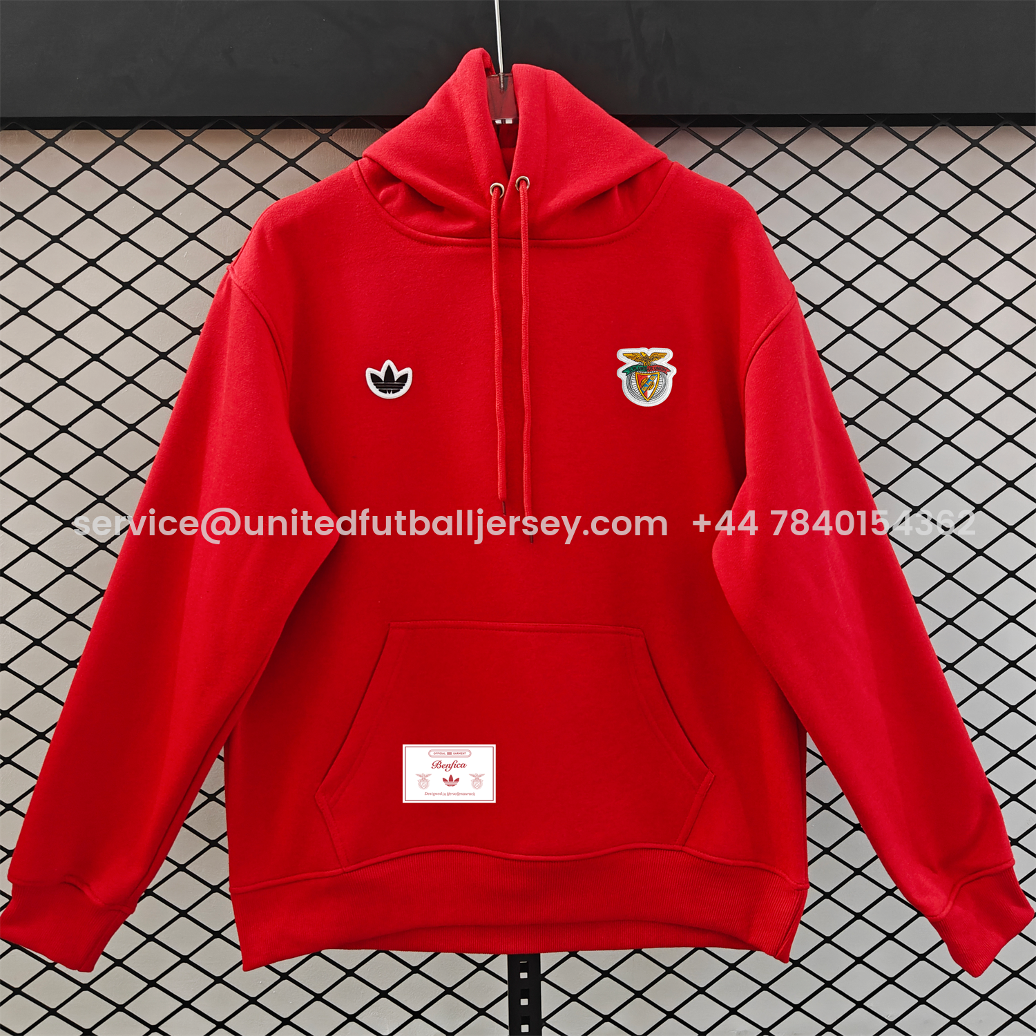 foot-Benfica 25-26 Originals Terrace Icon Unisex Pullover Hoodie