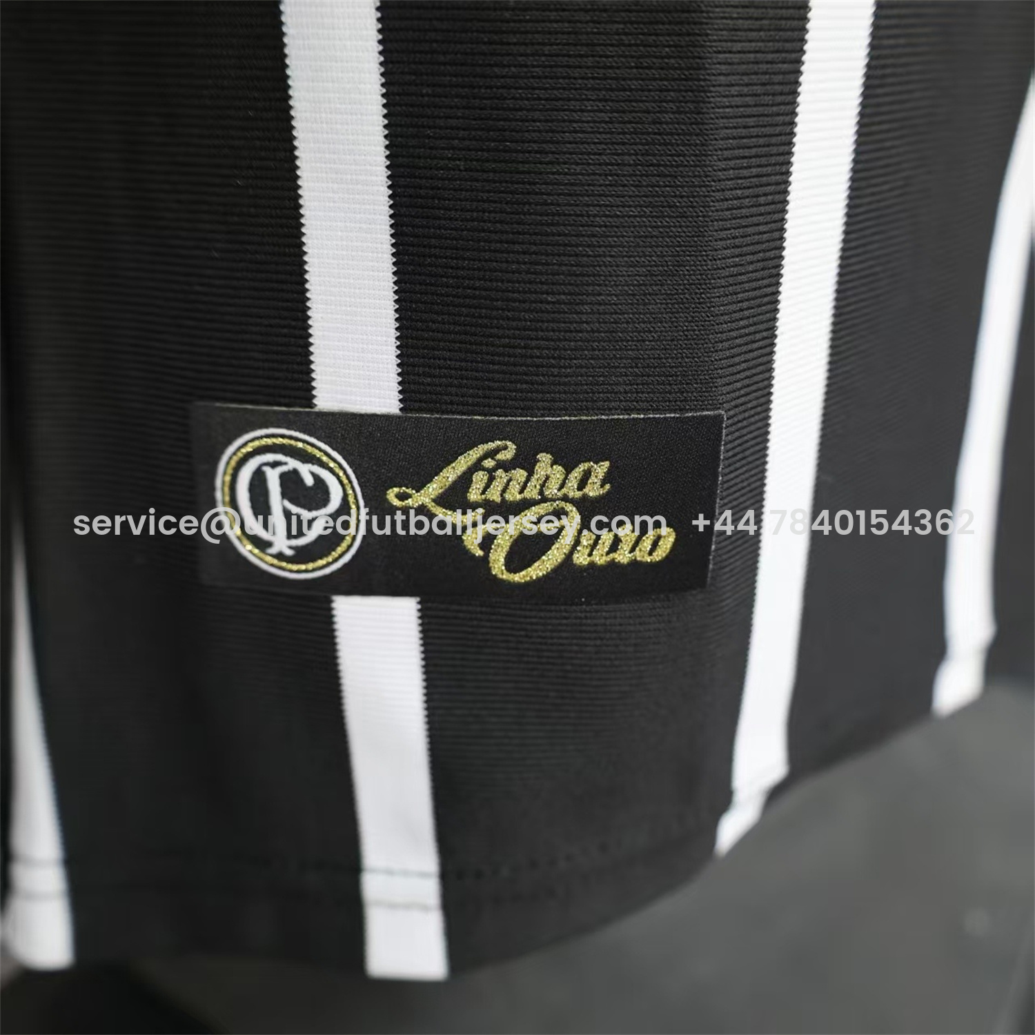 foot-Corinthians 25-26 Black And White Special Jersey - Player Version