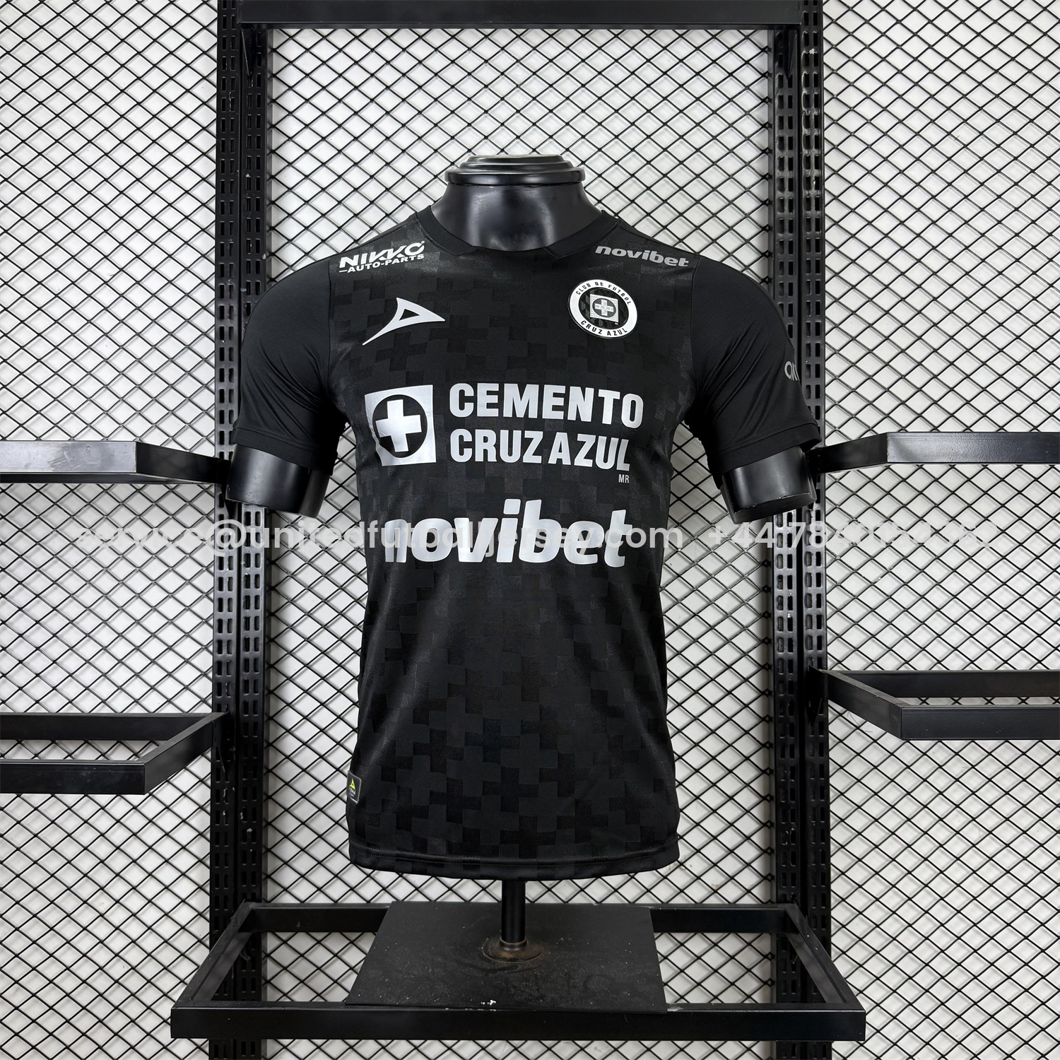 foot-Cruz Azul 25-26 Third Black Jersey - Player Version