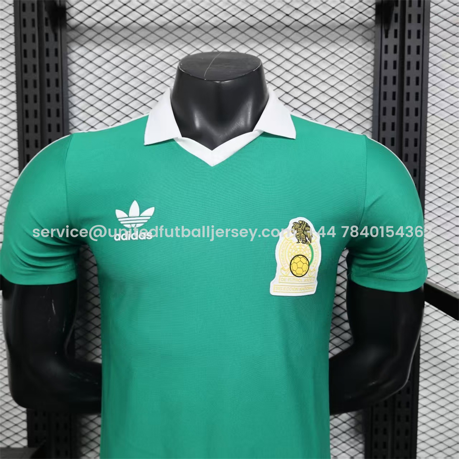 foot-Retro Mexico 1986 Home Jersey - Player Version