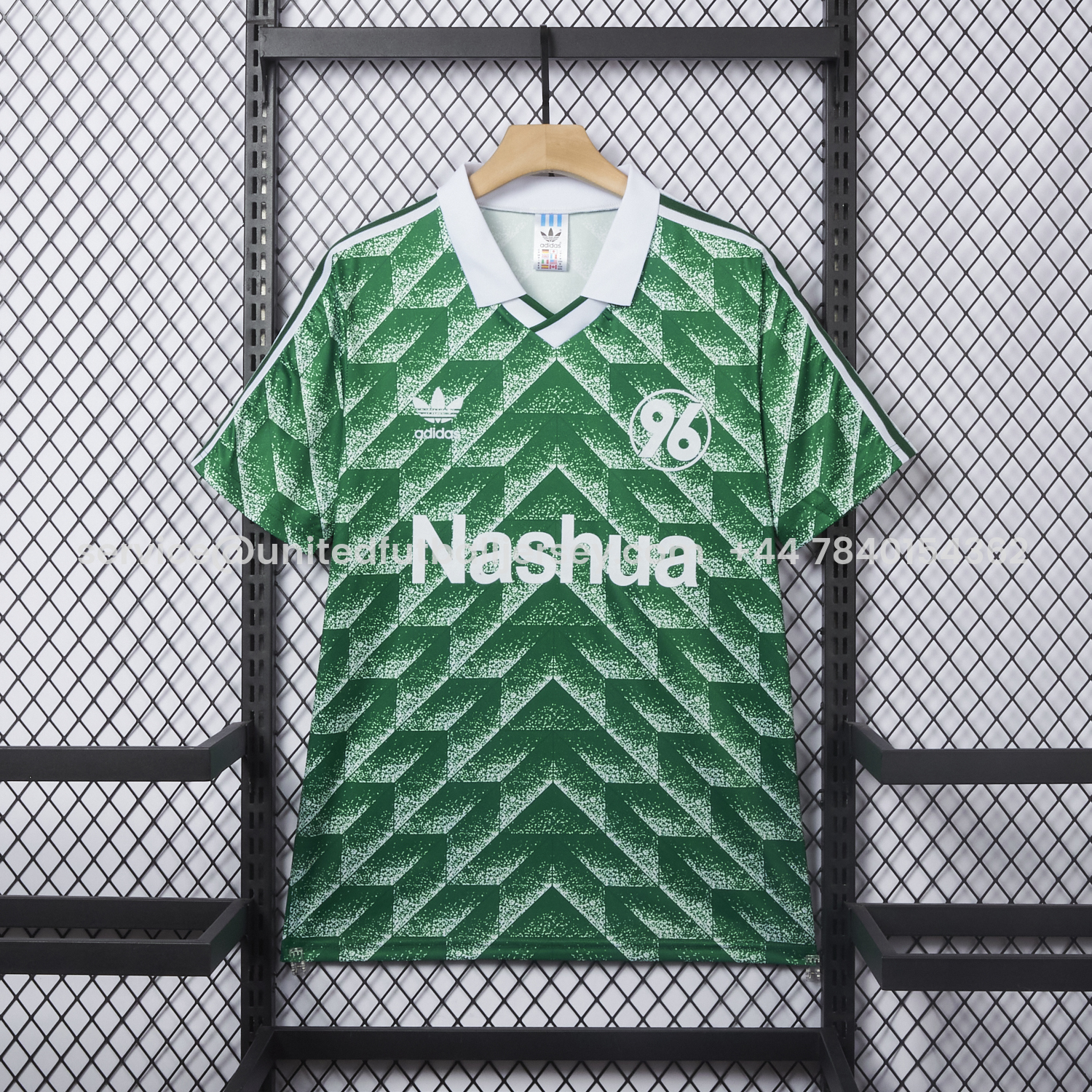 foot-Retro Hannover 96 1990-91 Away Green Jersey