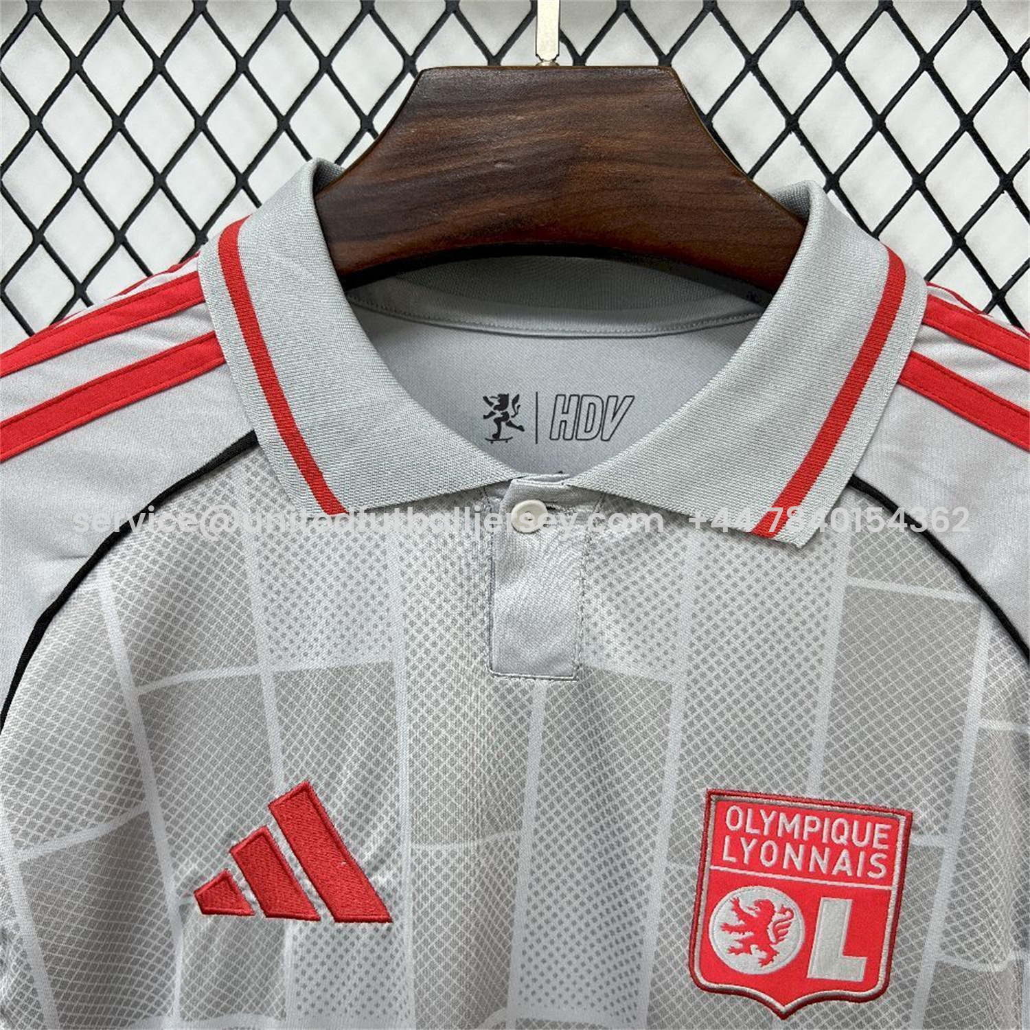 foot-Lyon 25-26 Third Grey Jersey - Fans Version