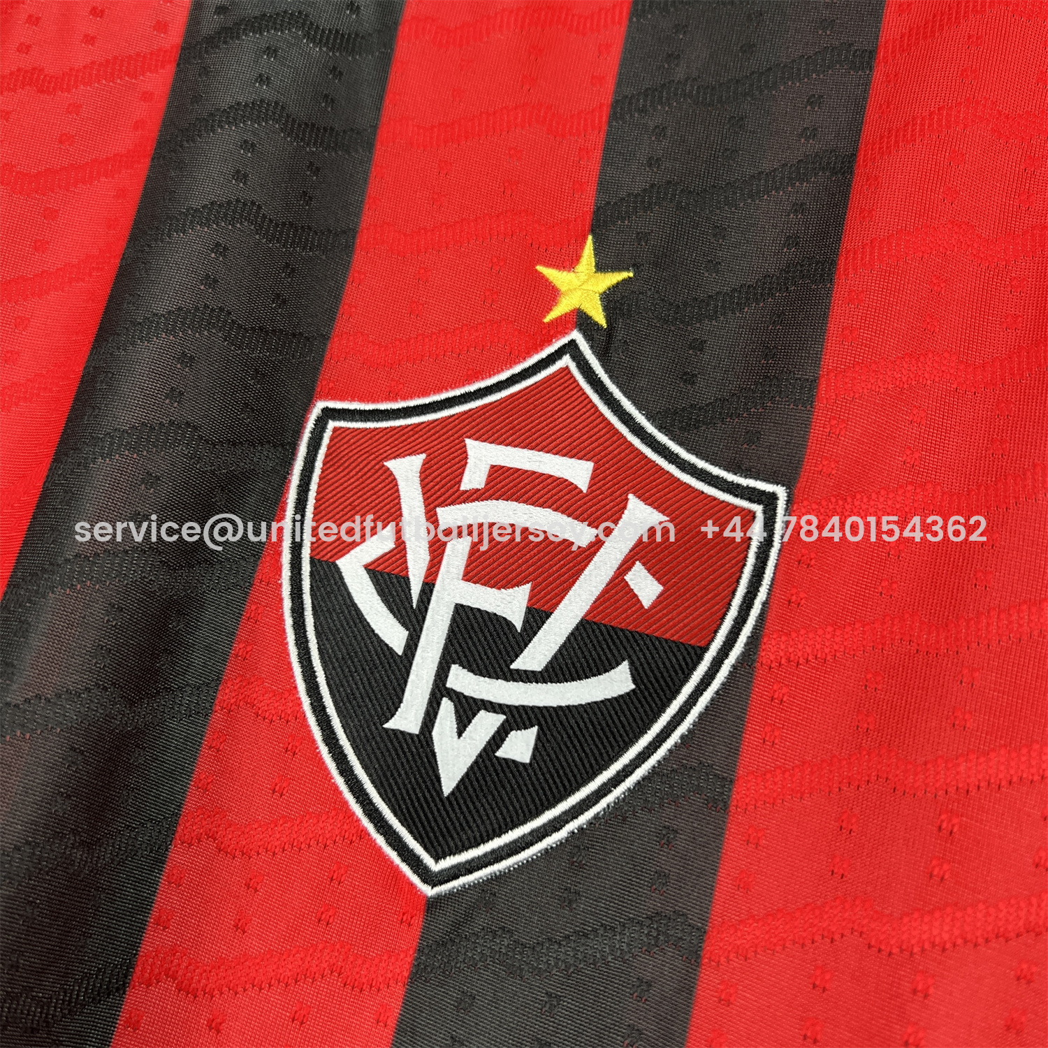 foot-Esporte Clube Vitória 25-26 Home Unsponsored Jersey - Fans Version