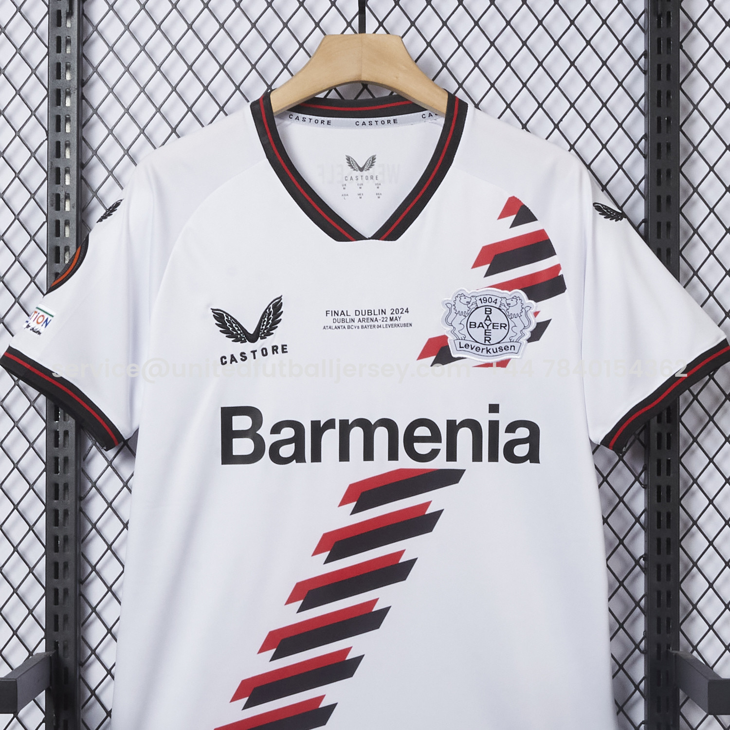 foot-Retro Bayer 04 Leverkusen 23-24 Europa Conference League Final Jersey