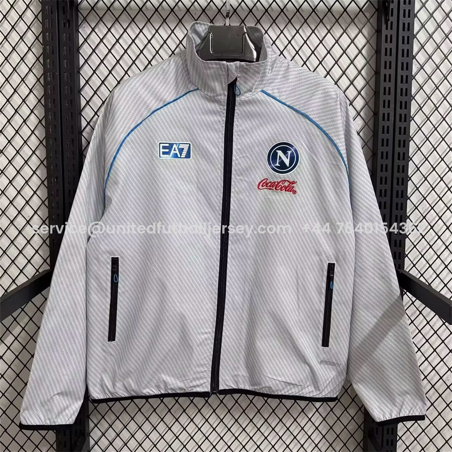 foot-Napoli 25-26 Windbreaker Jacket - Gray