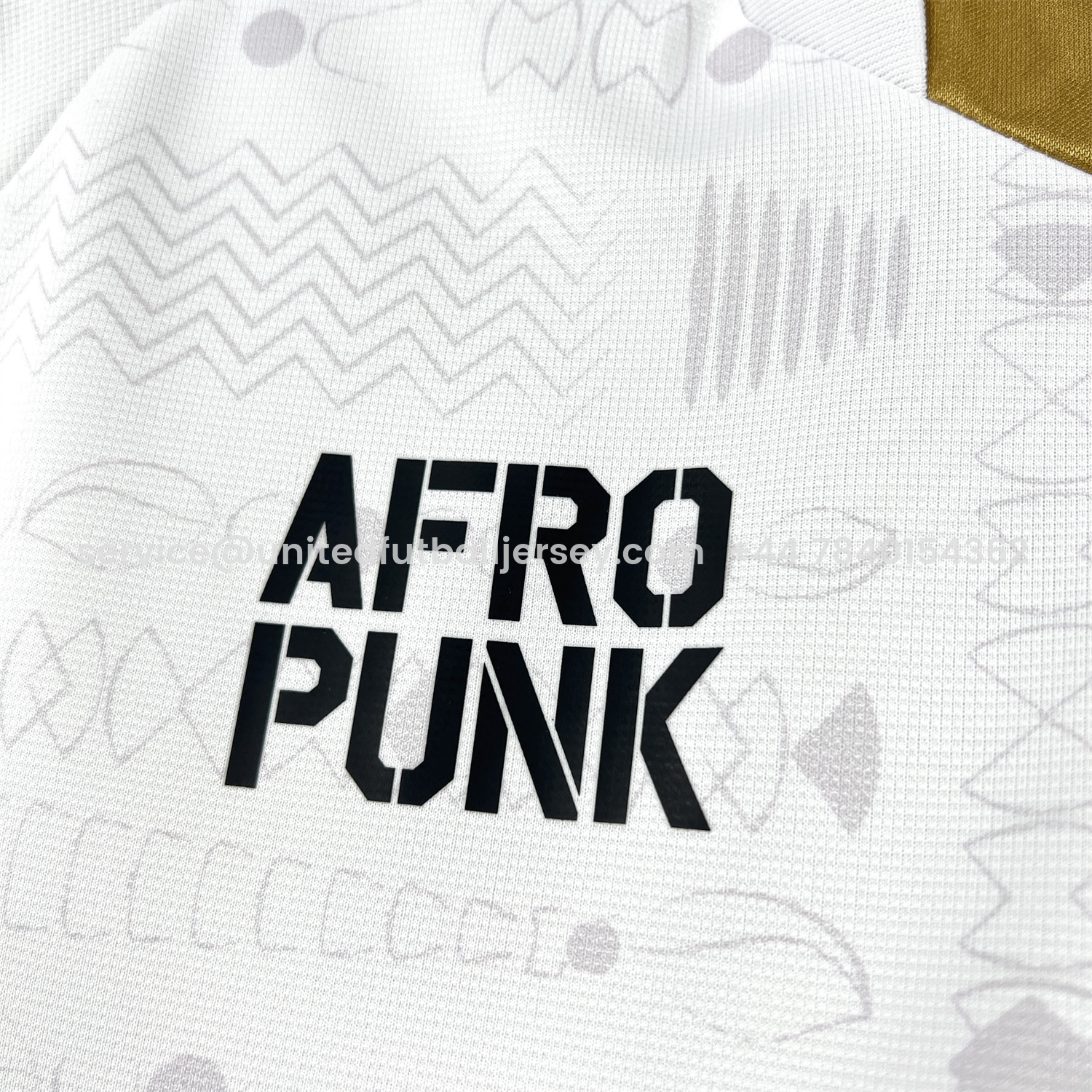 foot-Bahia 25-26 November AFROPUNK White Jersey - Fans Version
