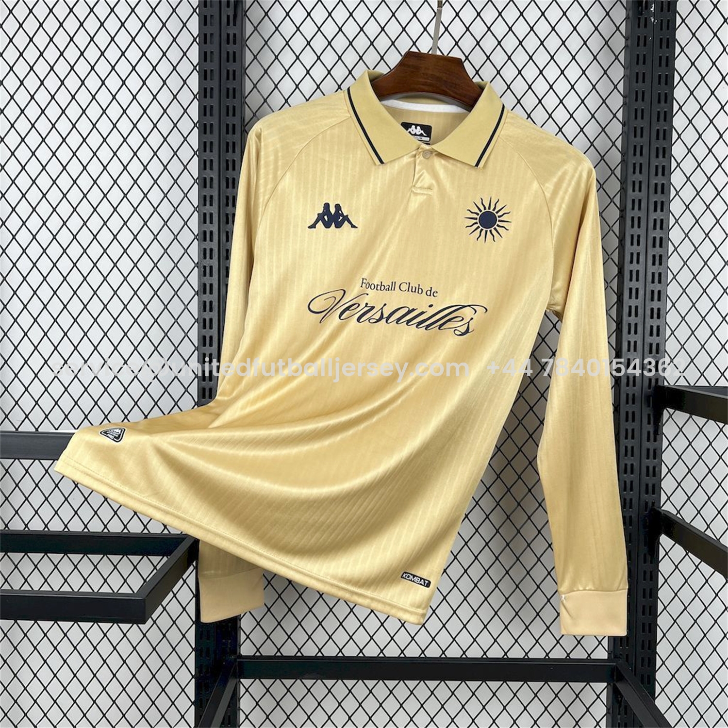 foot-FC Versailles 25-26 Gold L'Élégant Special Long Sleeves Jersey - Fans Version