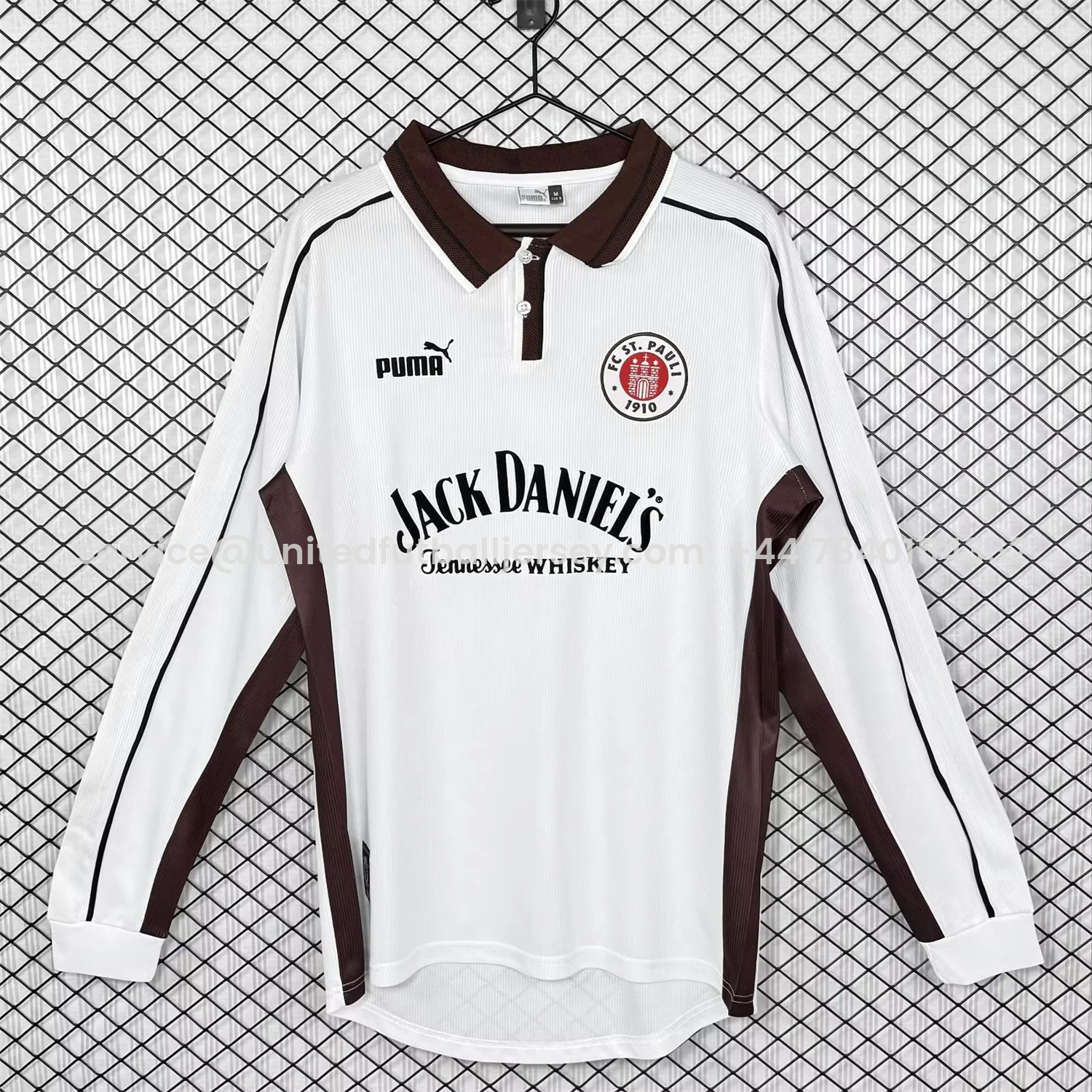 foot-Retro St. Pauli 1999-00 Home Long Sleeves Jersey