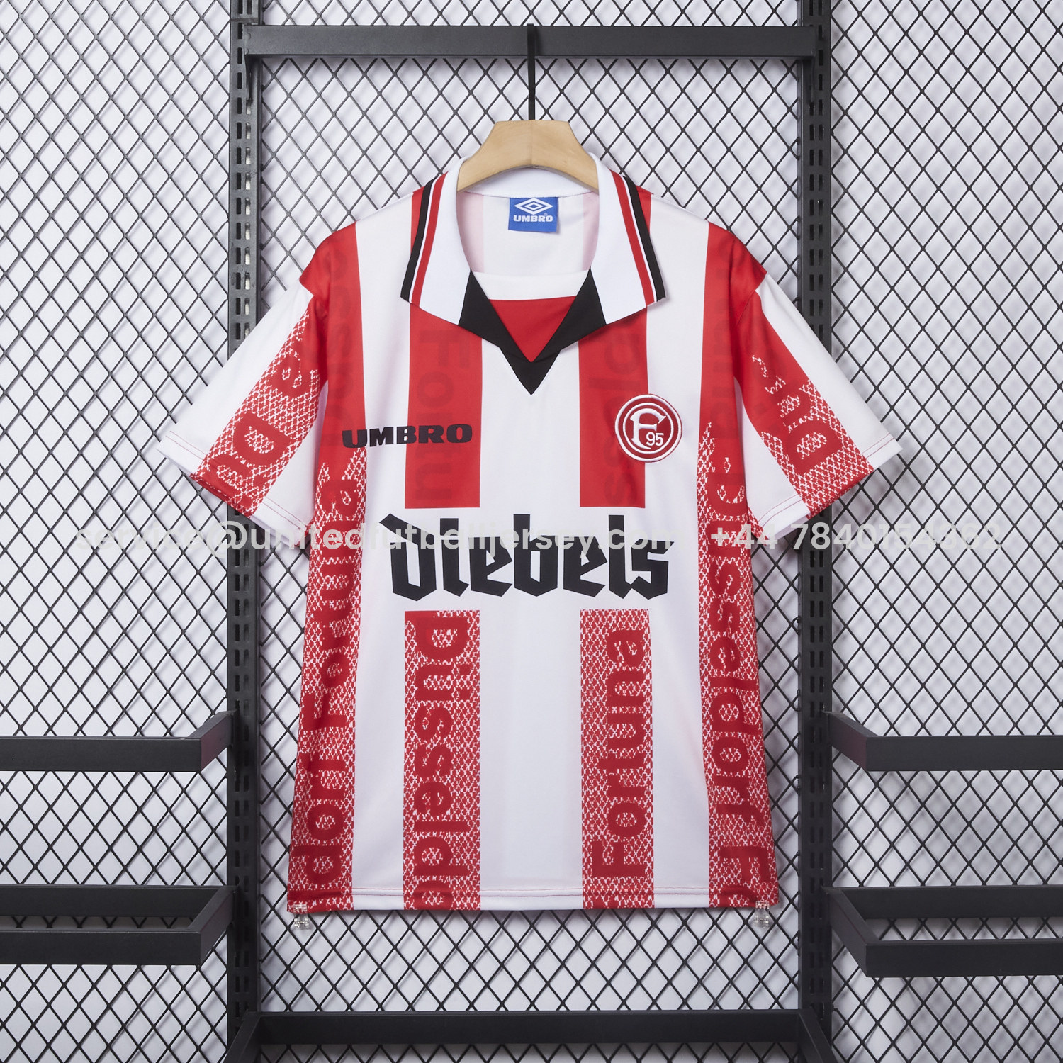 foot-Retro Fortuna Düsseldorf 1996-98 Home Jersey
