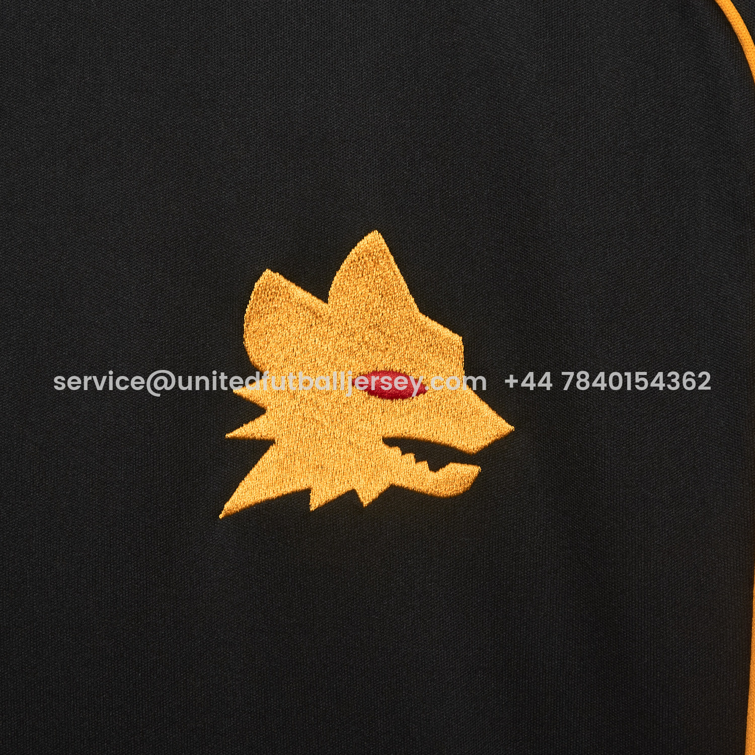 foot-AS Roma 25-26 Travel Special Black Jersey - Fans Version