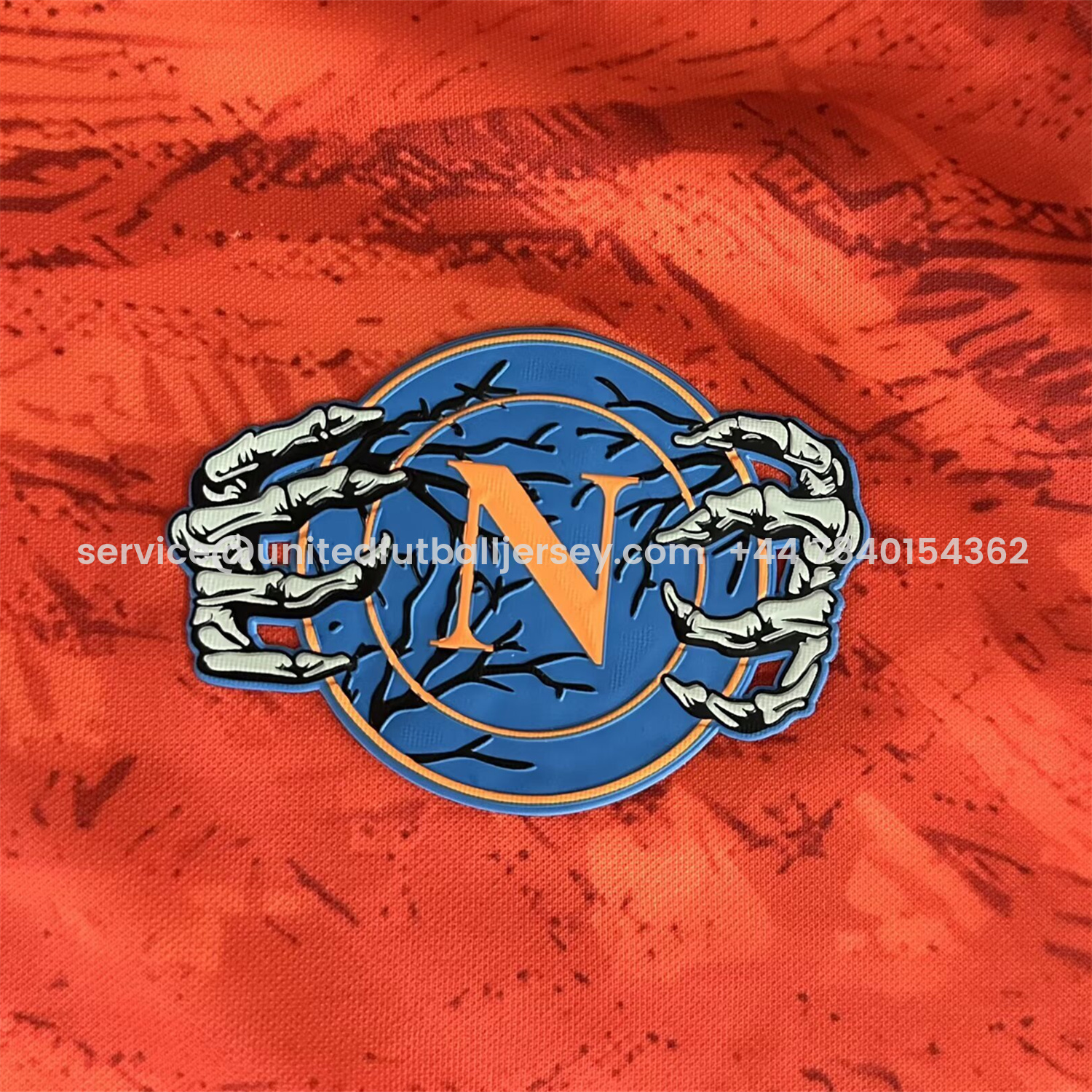 foot-Napoli 25-26 Halloween Orange Goalkeeper Jersey - Fans Version