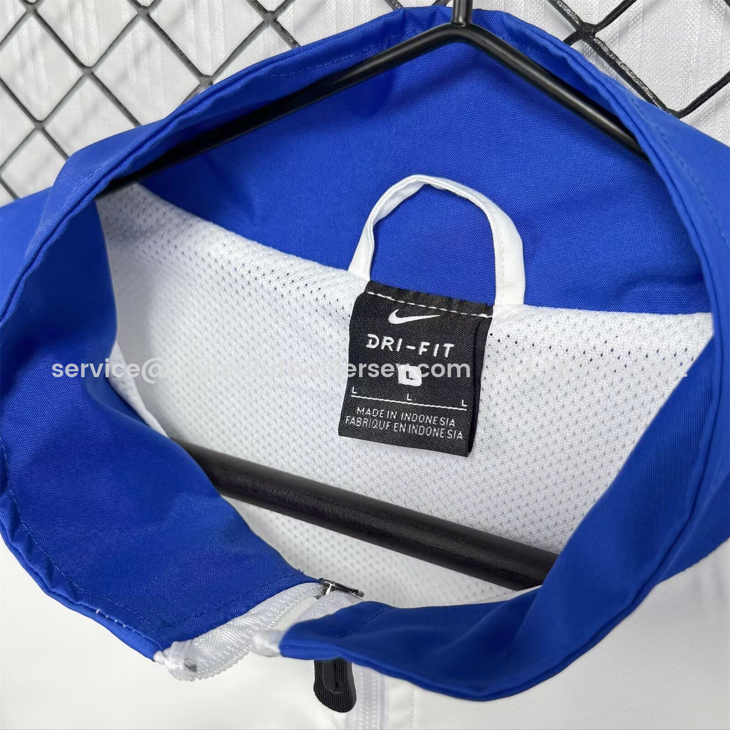 foot-Retro Brazil 1998 White Windbreaker