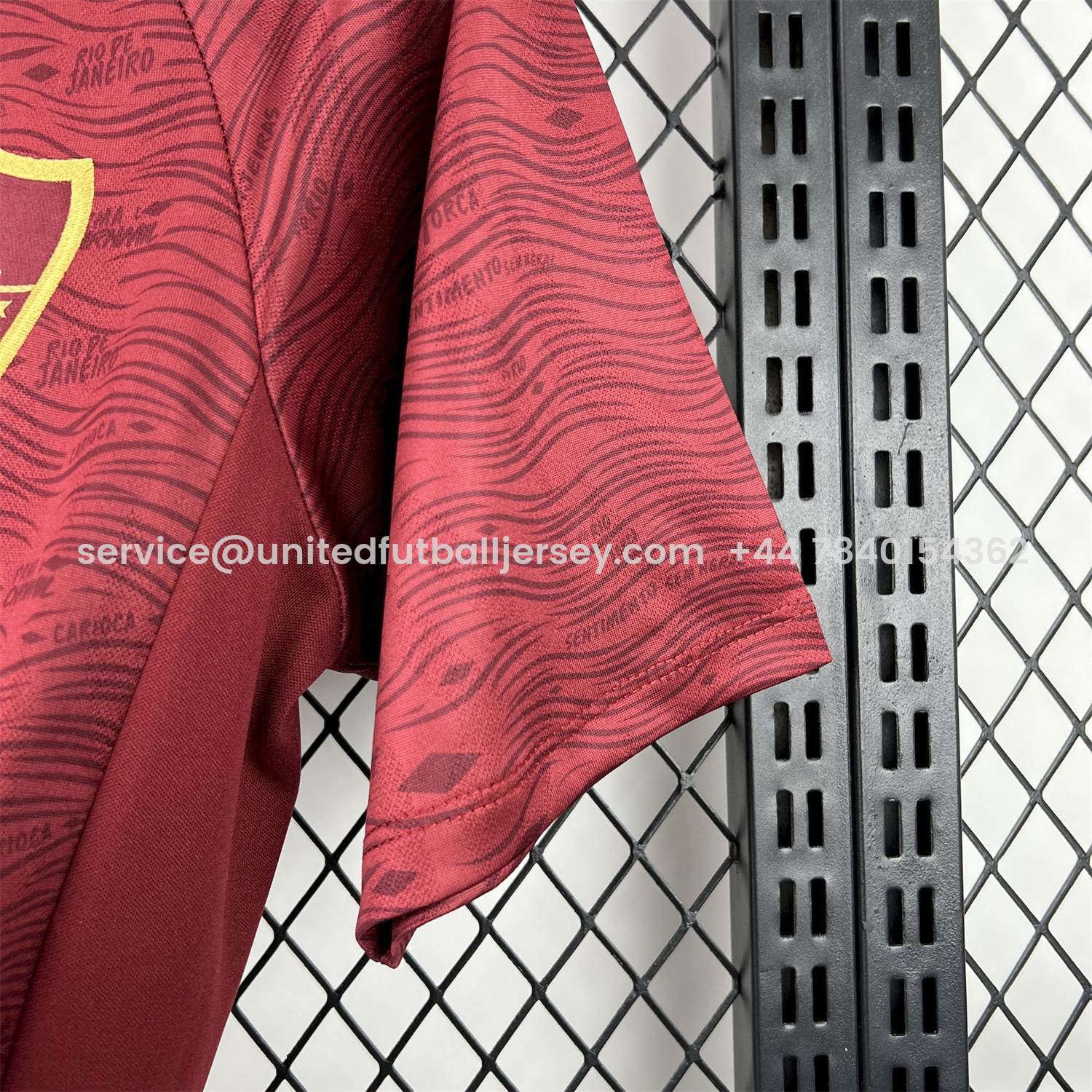 foot-Fluminense 25-26 Third Red Jersey - Fans Version