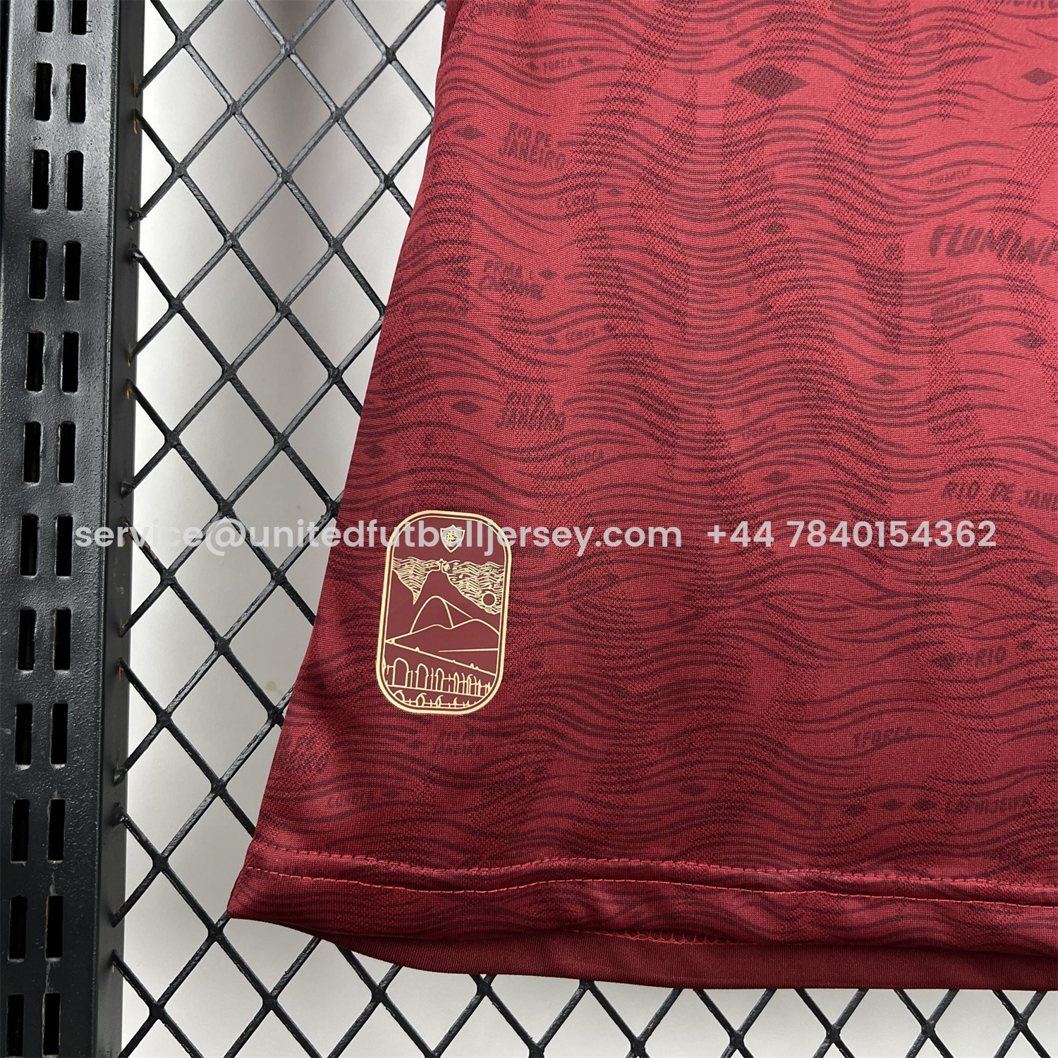 foot-Women's Fluminense 25-26 Third Red Jersey