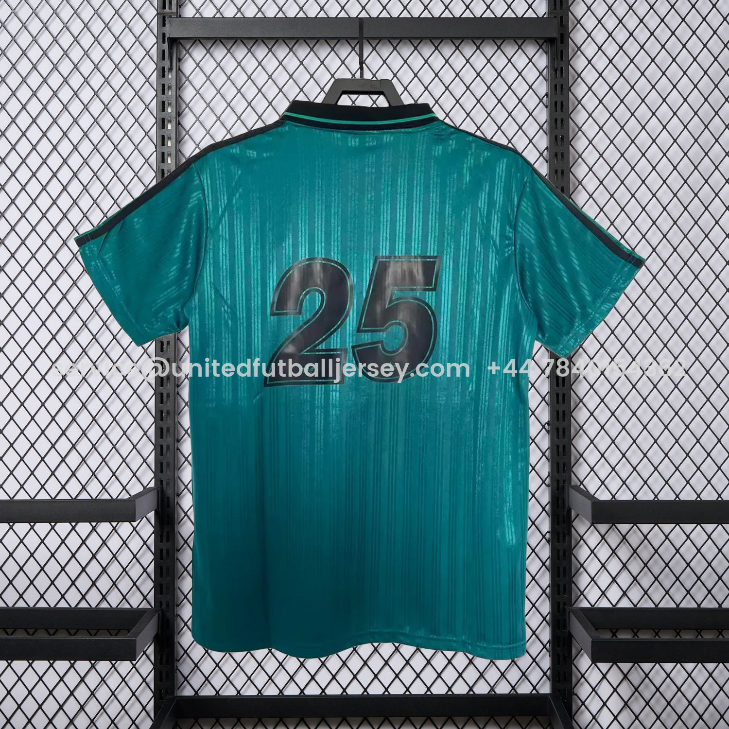foot-Bohemian 25-26 Oasis Originals Tour Dark Green Jersey With Number 25 - Fans Version