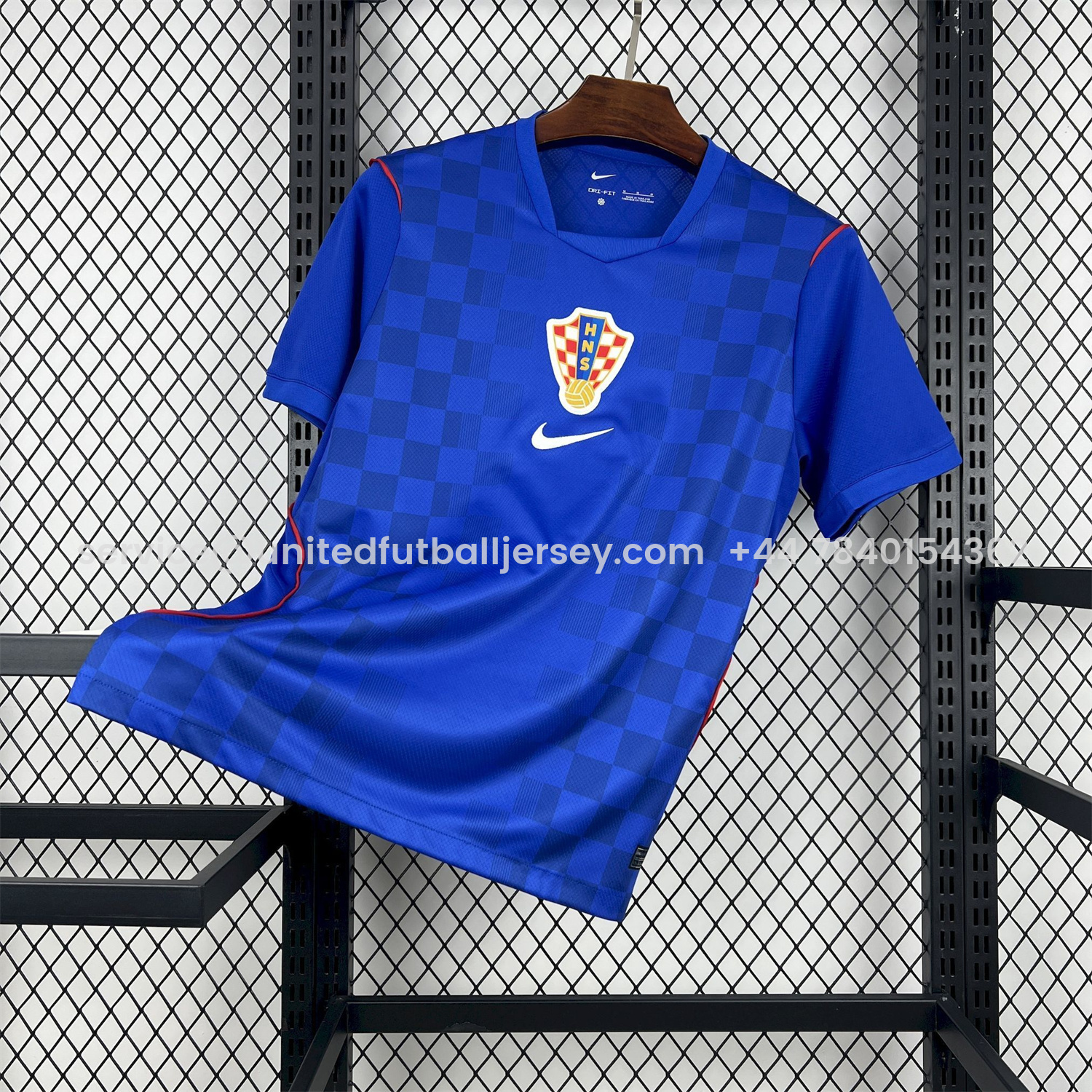 foot-Croatia 2026 Away Blue Jersey - Fans Version