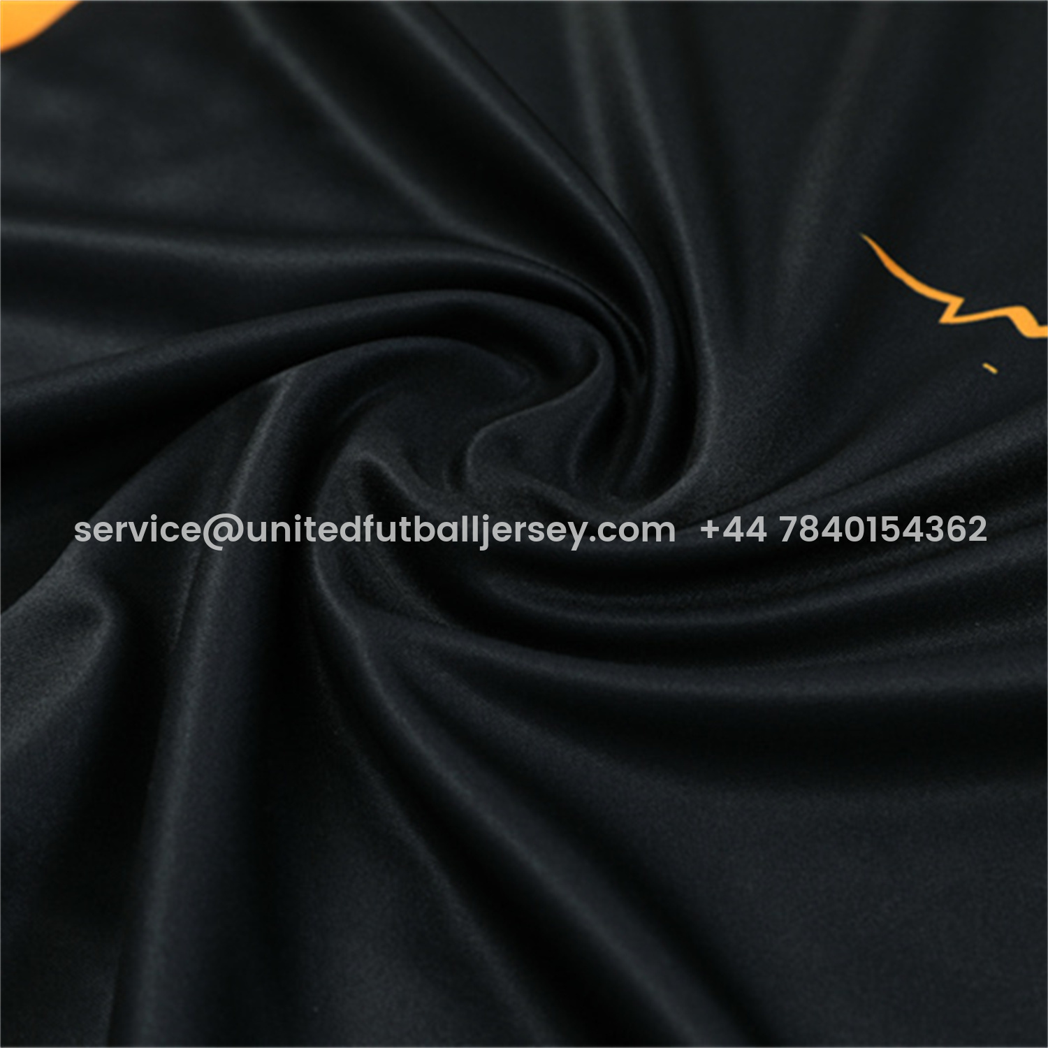 foot-Real Madrid 25-26 Kids Long Sleeve Training Set - Player Version - Yellow Pattern Black Top and Black Pants