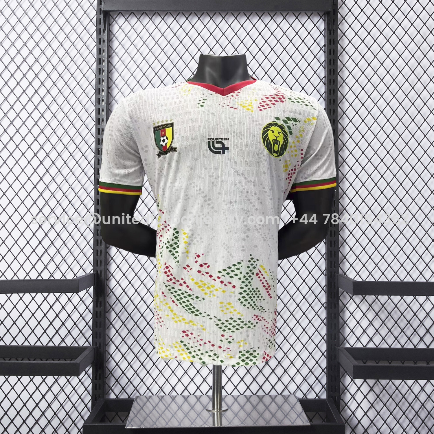 foot-Cameroon 2026 Away White Jersey - Player Version