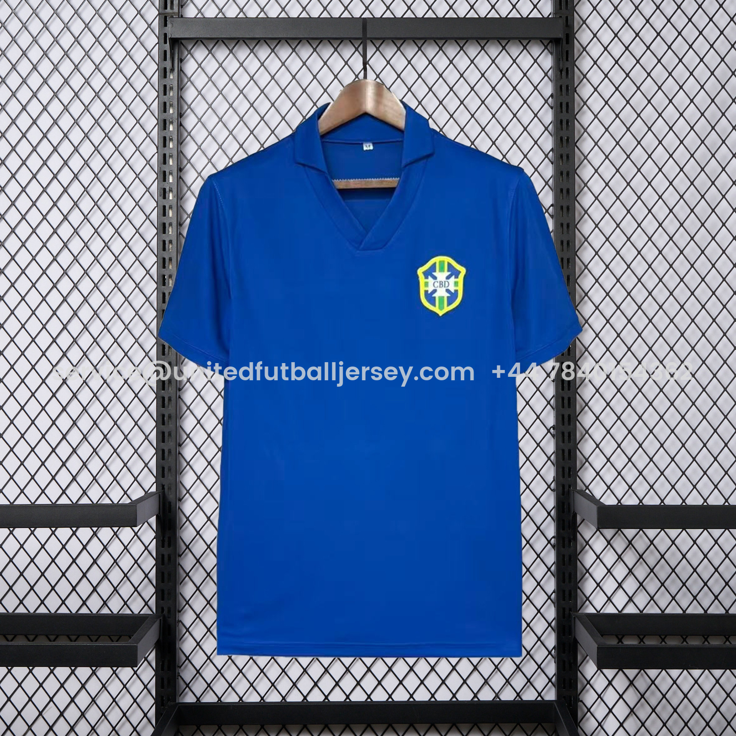 foot-Retro Brazil 1958 Away Jersey