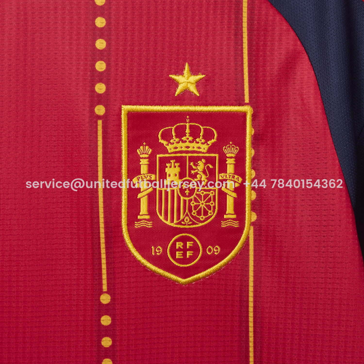 foot-Spain 2026 Home Red Jersey - Fans Version