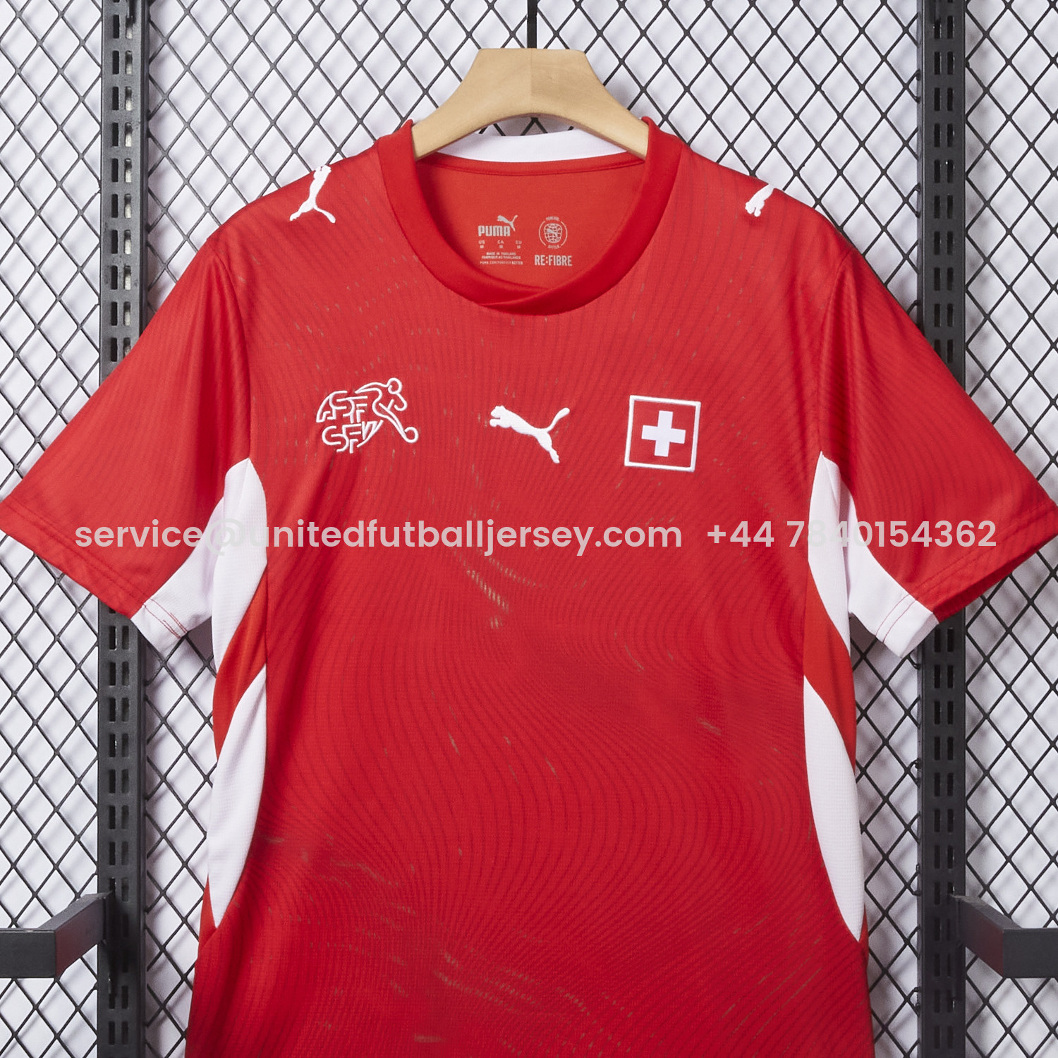 foot-Switzerland 2026 Home Red Jersey - Fans Version
