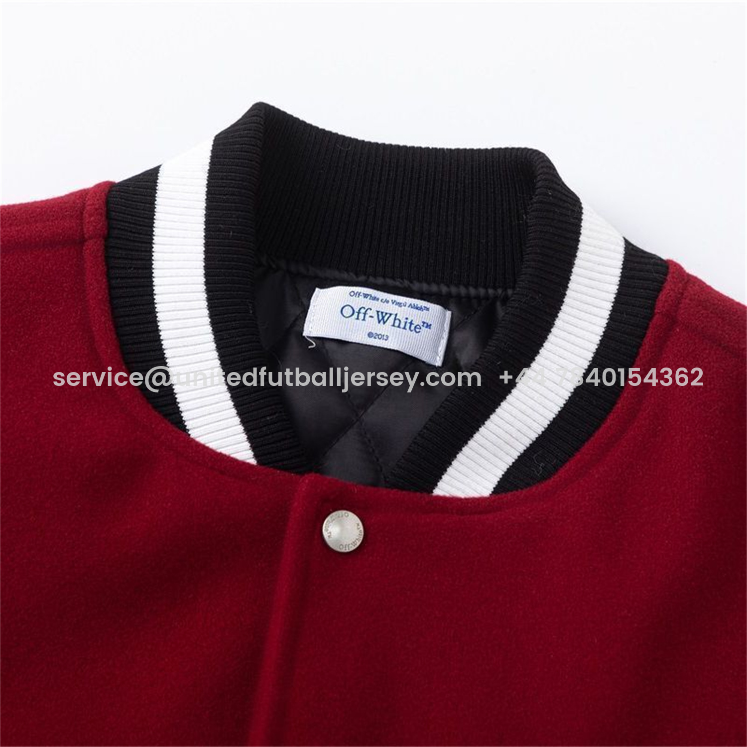 foot-AC Milan 25-26 Off-White Warm Windbreaker Jacket - Wine Red And Black