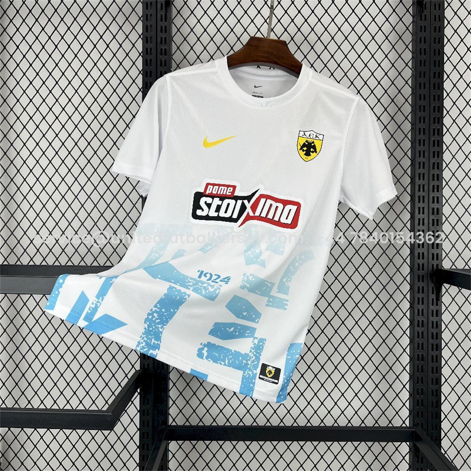 foot-AEK Athens 25-26 Third White Jersey - Fans Version