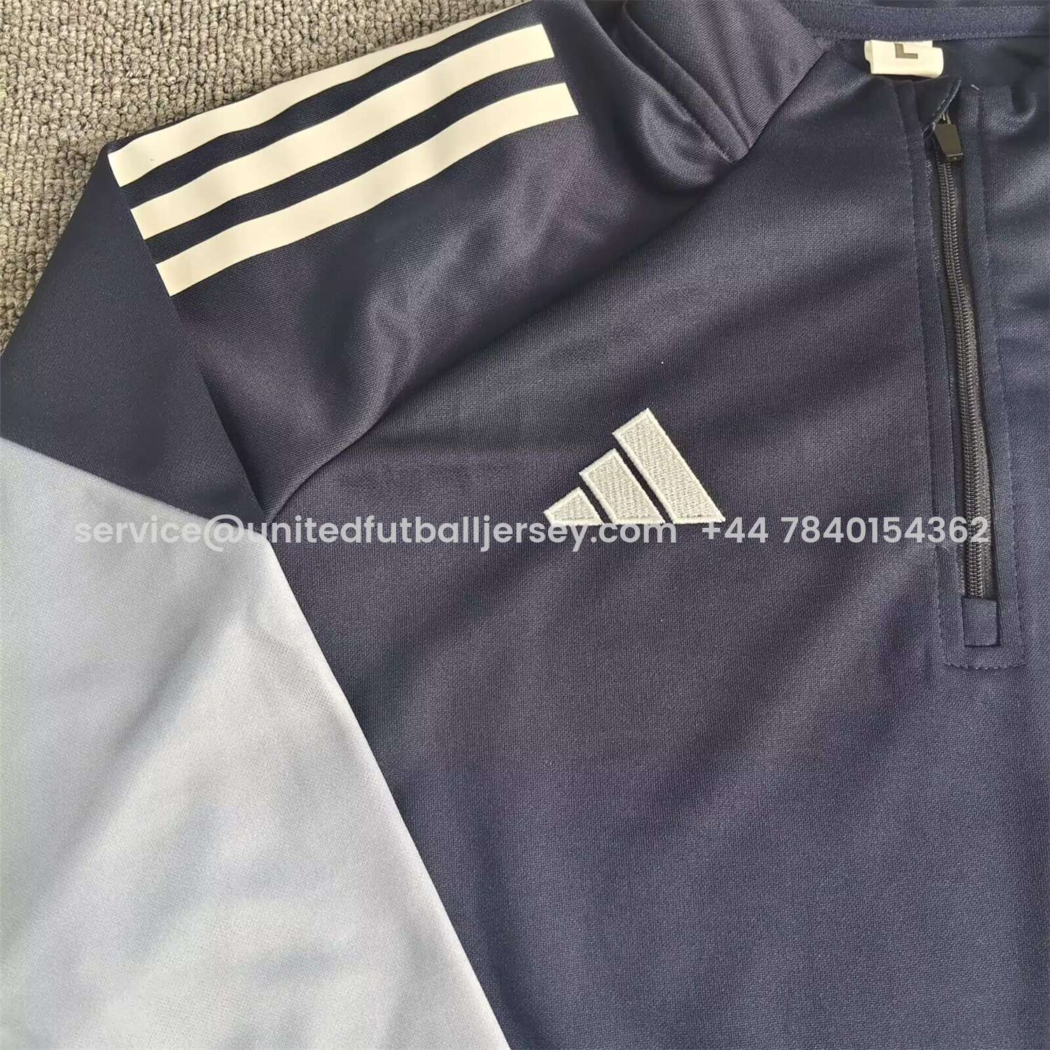 foot-Schalke 04 25-26 Long Sleeve Training Set - Deep Blue Top & Deep Blue Pants