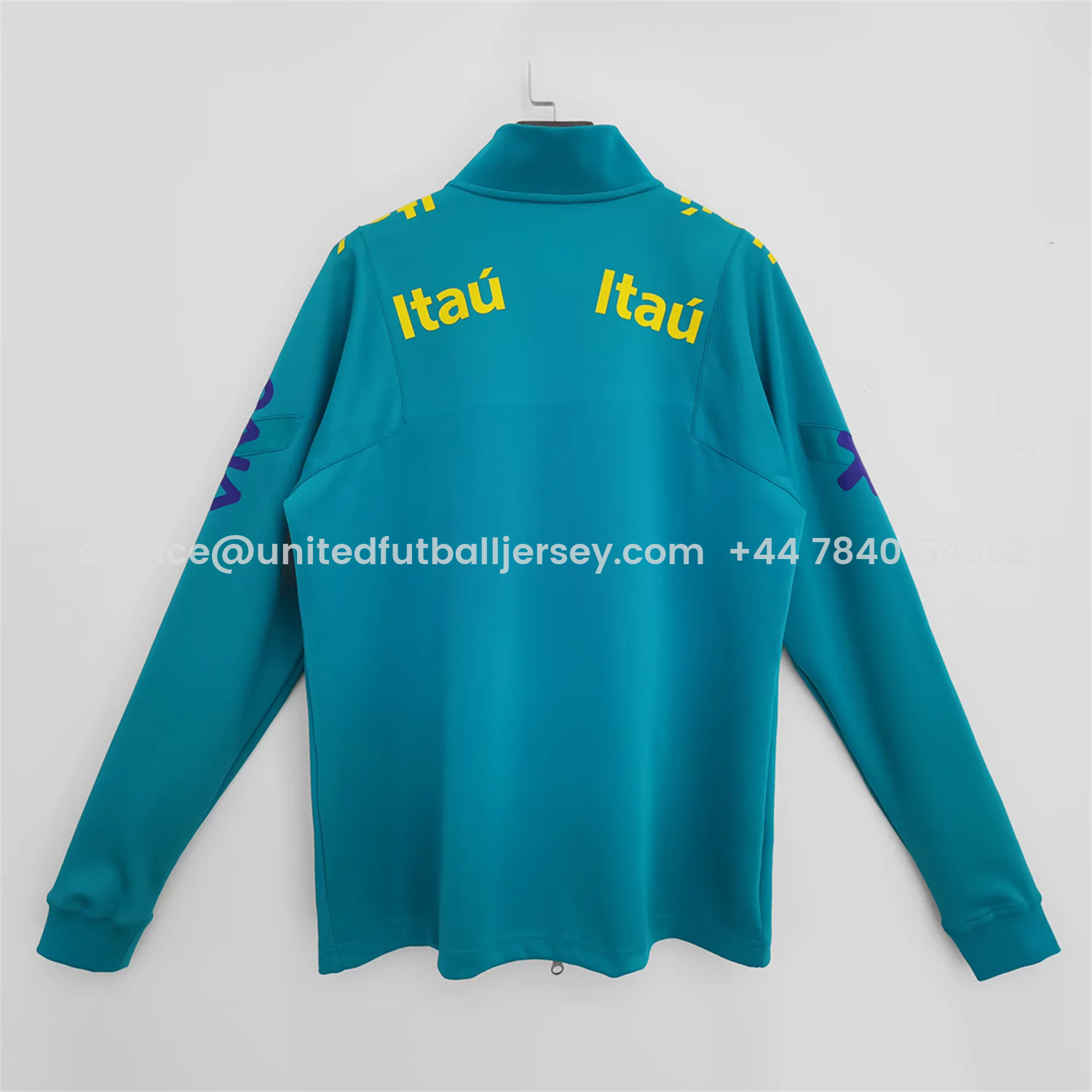 foot-Retro Brazil 2022 Lake Blue Windbreaker
