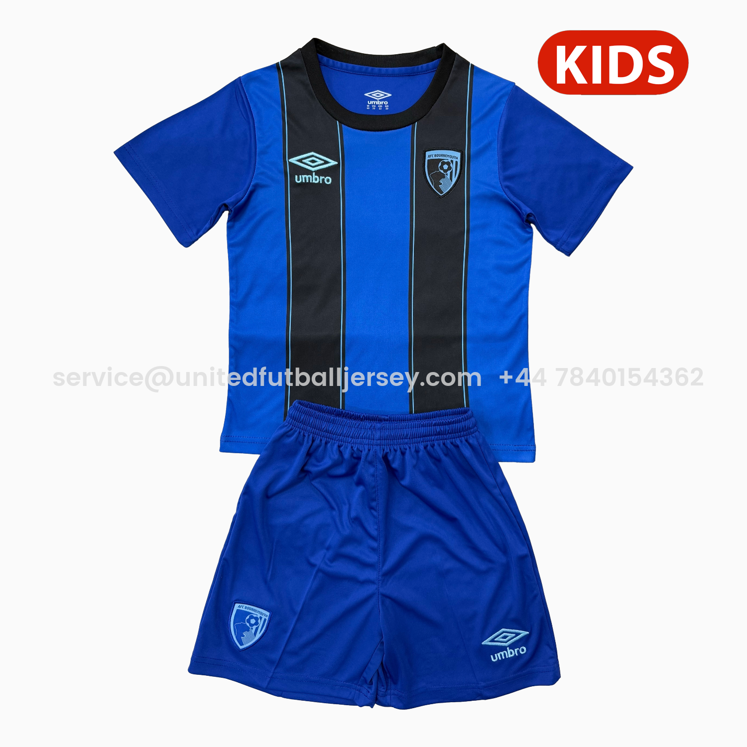 foot-Bournemouth 25-26 Away Kids Kit