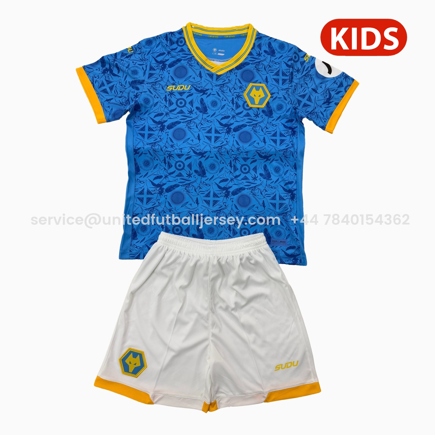 foot-Wolverhampton Wanderers Wolves 25-26 Third Kids Kit